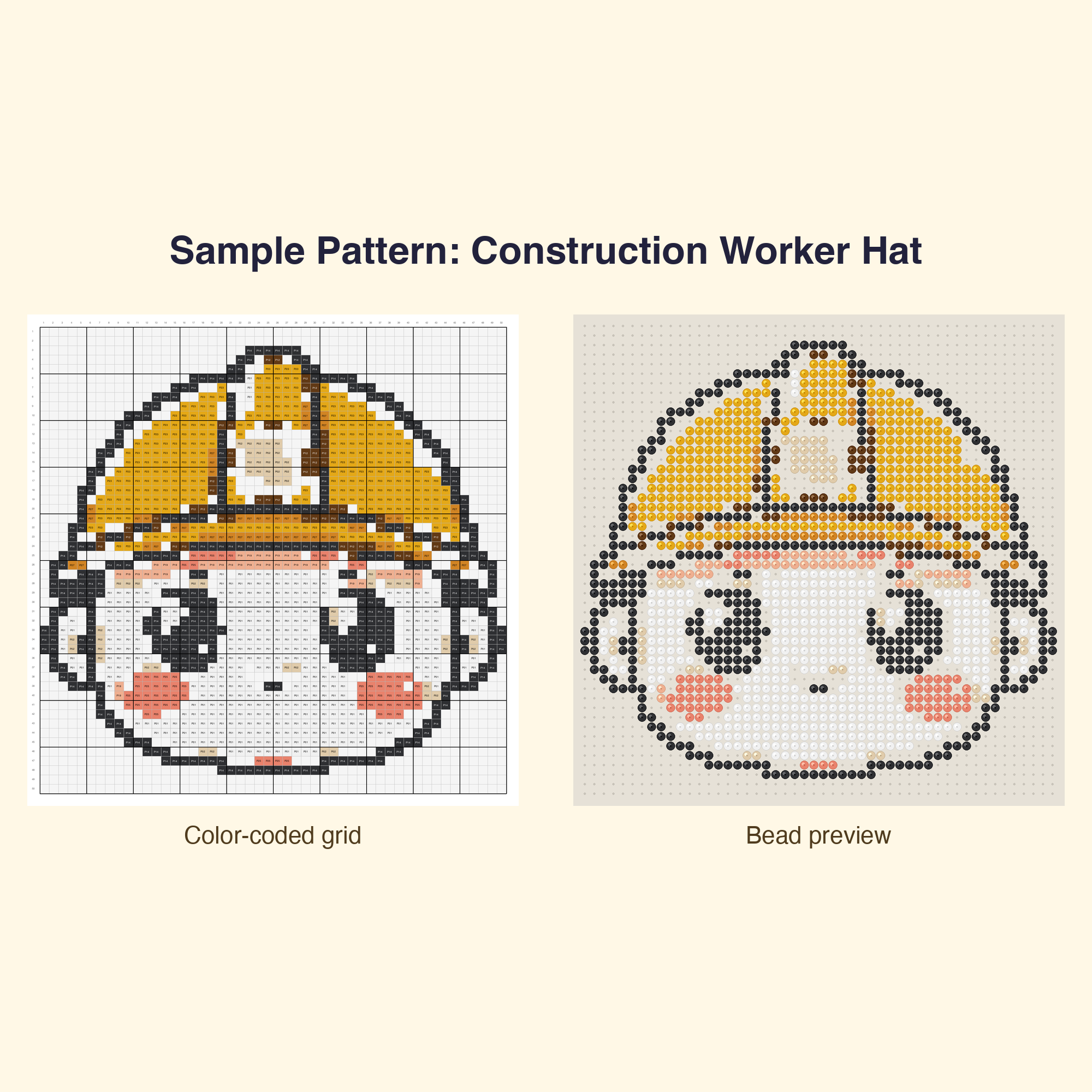 Kawaii Jobs Pros Perler Bead Pattern Bundle | 48 Designs | Hama Bead Compatible | PDF Digital Download