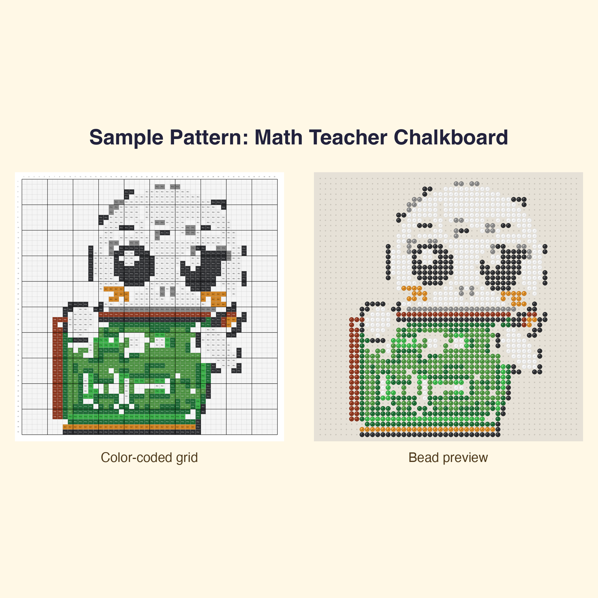 Kawaii Jobs Pros Perler Bead Pattern Bundle | 48 Designs | Hama Bead Compatible | PDF Digital Download