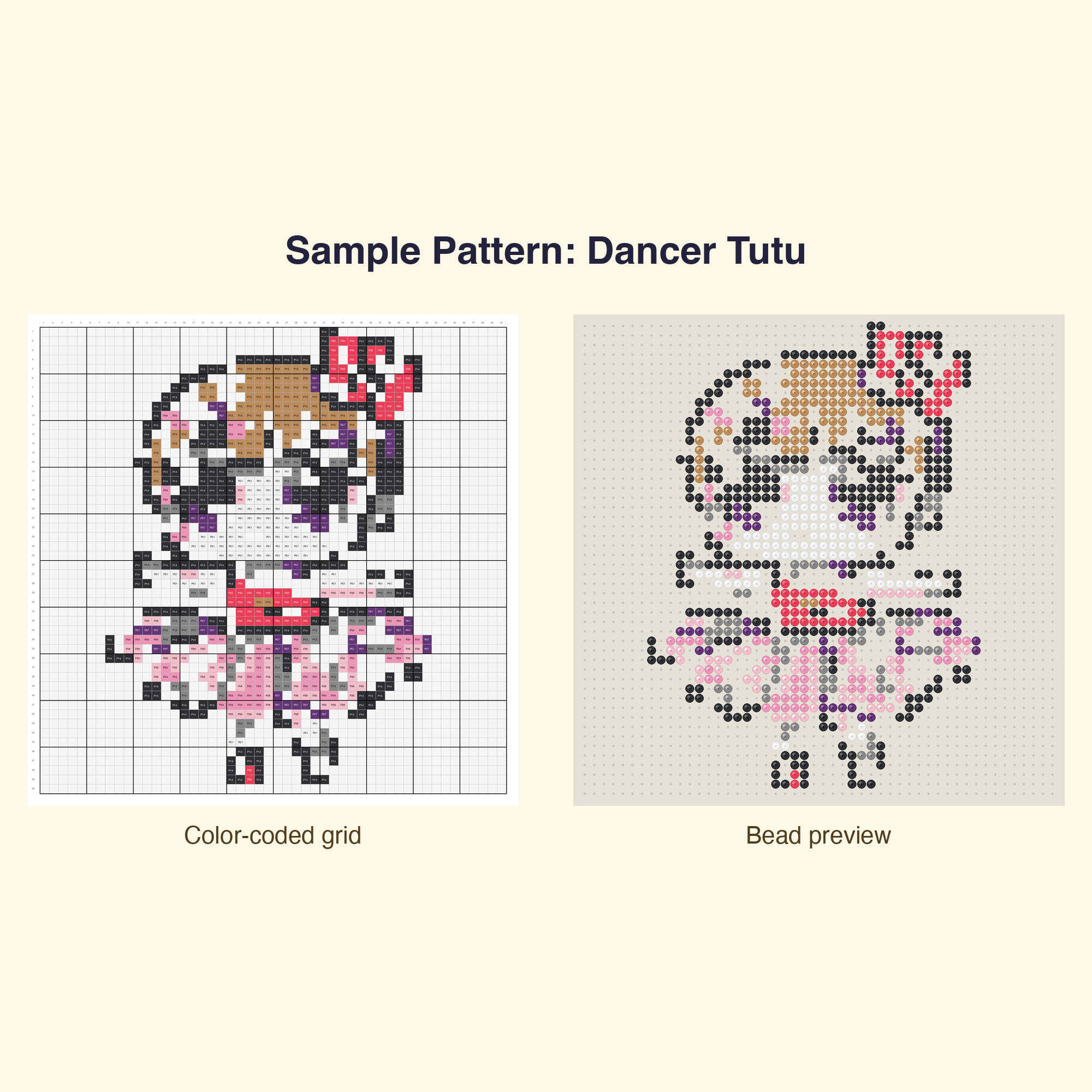 Kawaii Jobs Pros Perler Bead Pattern Bundle | 48 Designs | Hama Bead Compatible | PDF Digital Download