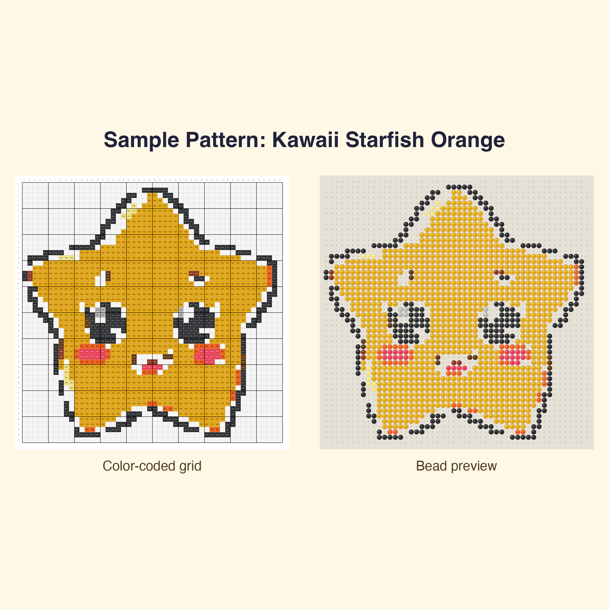 Cute Sea Creatures Pixel Perler Bead Pattern Bundle | 48 Designs | Hama Bead Compatible | PDF Digital Download