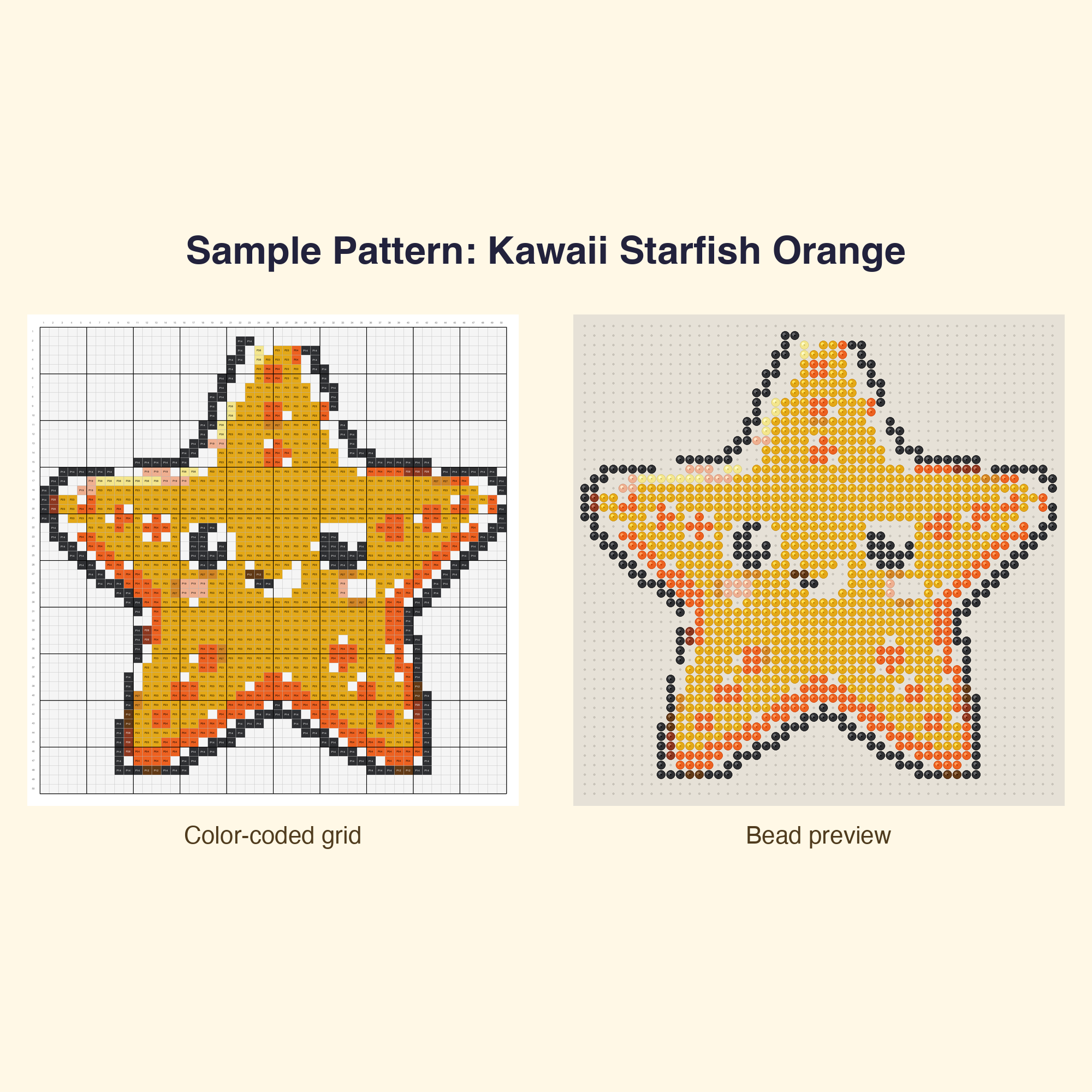 Cute Kawaii Ocean Sea Perler Bead Pattern Bundle | 48 Designs | Hama Bead Compatible | PDF Digital Download