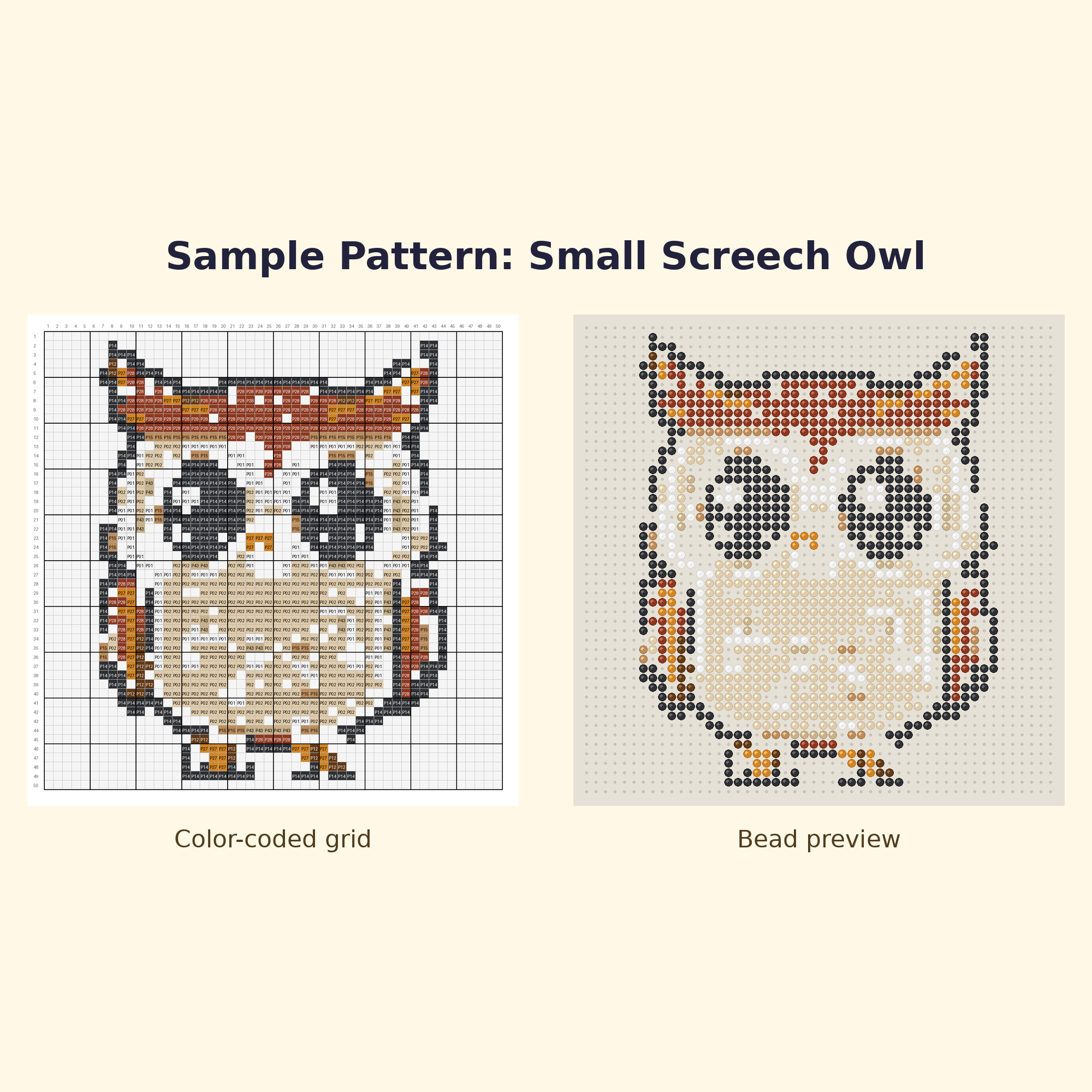 Cute Owl Pals Perler Bead Pattern Bundle | 24 Designs | Hama Bead Compatible | PDF Digital Download