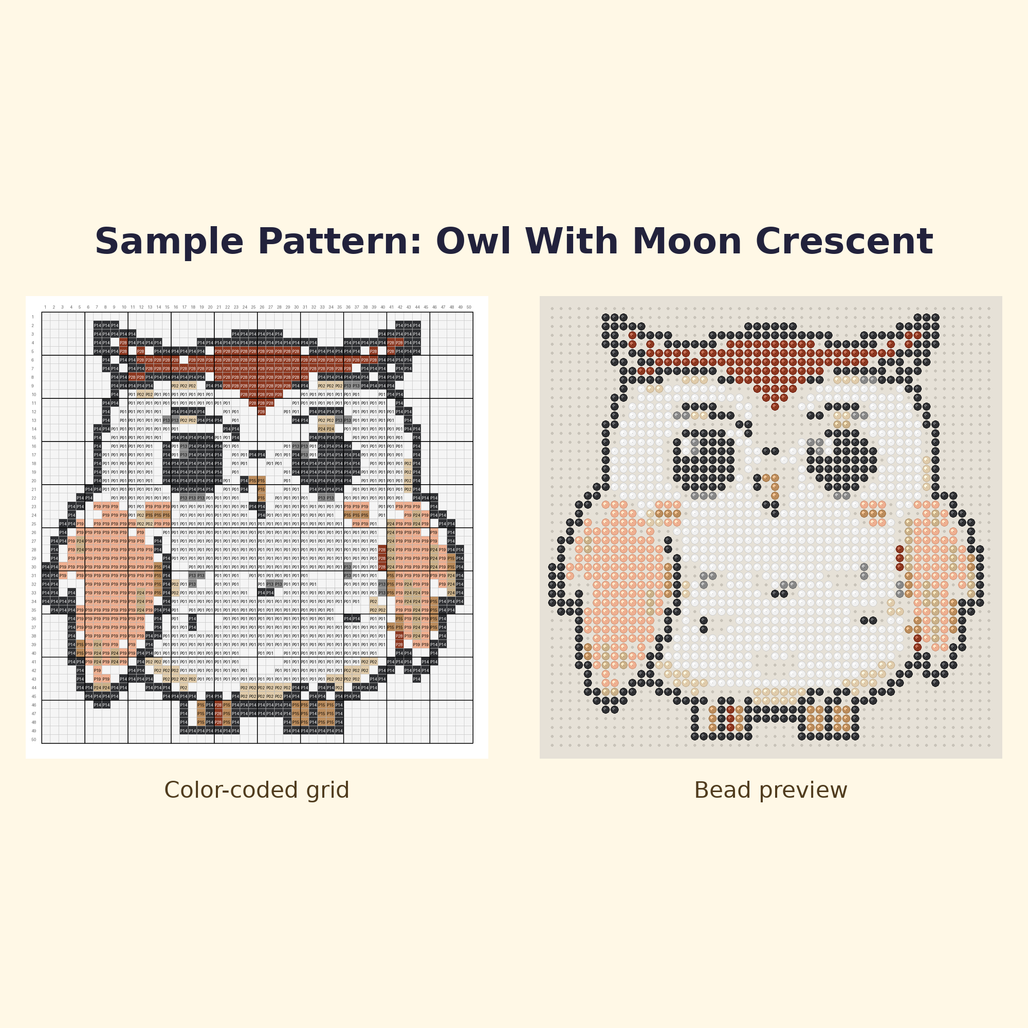 Cute Owl Pals Perler Bead Pattern Bundle | 24 Designs | Hama Bead Compatible | PDF Digital Download