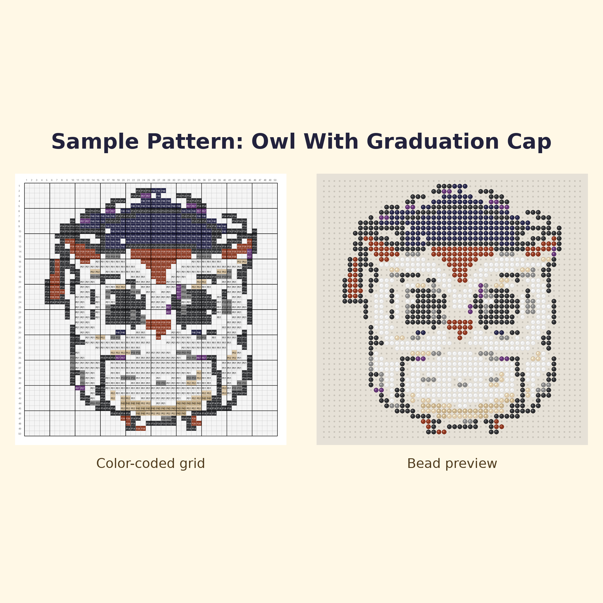 Cute Owl Pals Perler Bead Pattern Bundle | 24 Designs | Hama Bead Compatible | PDF Digital Download