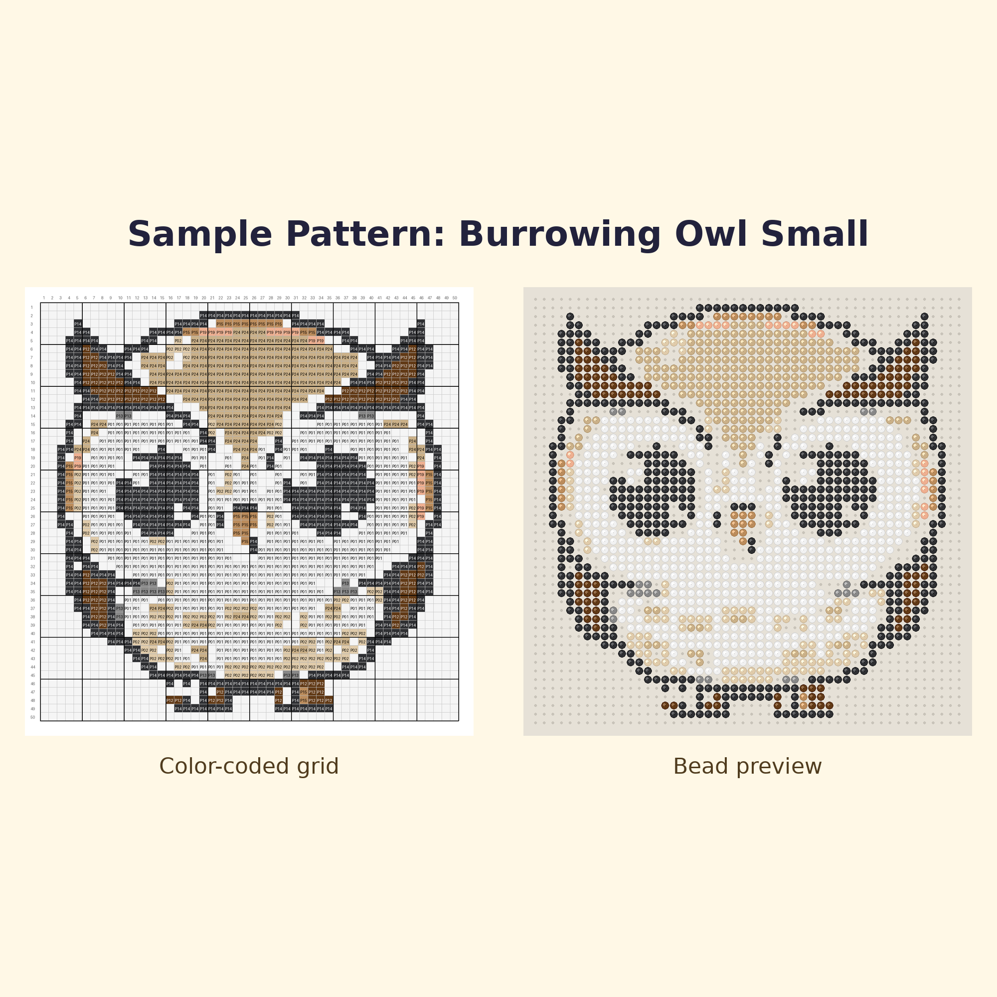 Cute Owl Pals Perler Bead Pattern Bundle | 24 Designs | Hama Bead Compatible | PDF Digital Download