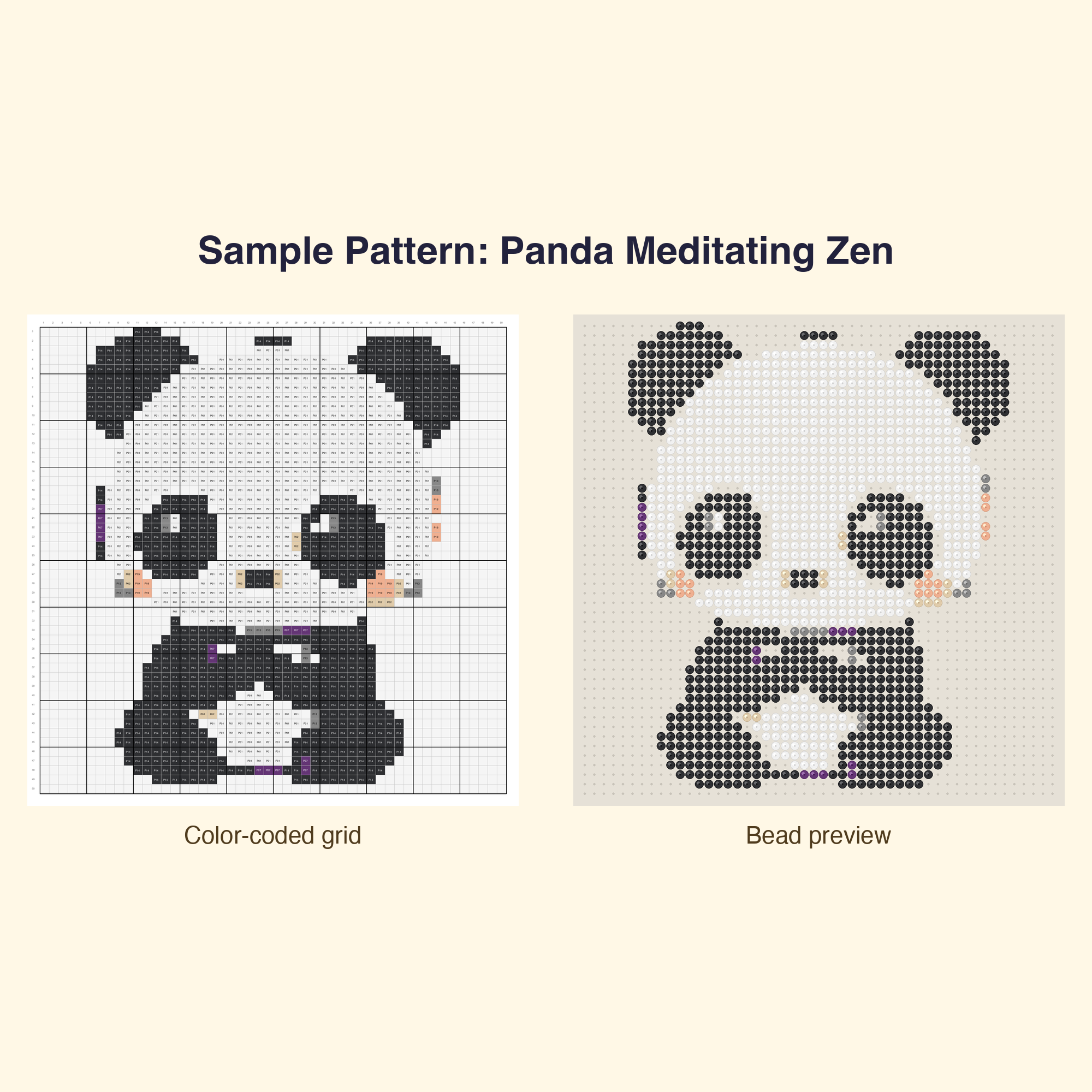 Cute Panda Pals Perler Bead Pattern Bundle | 24 Designs | Hama Bead Compatible | PDF Digital Download