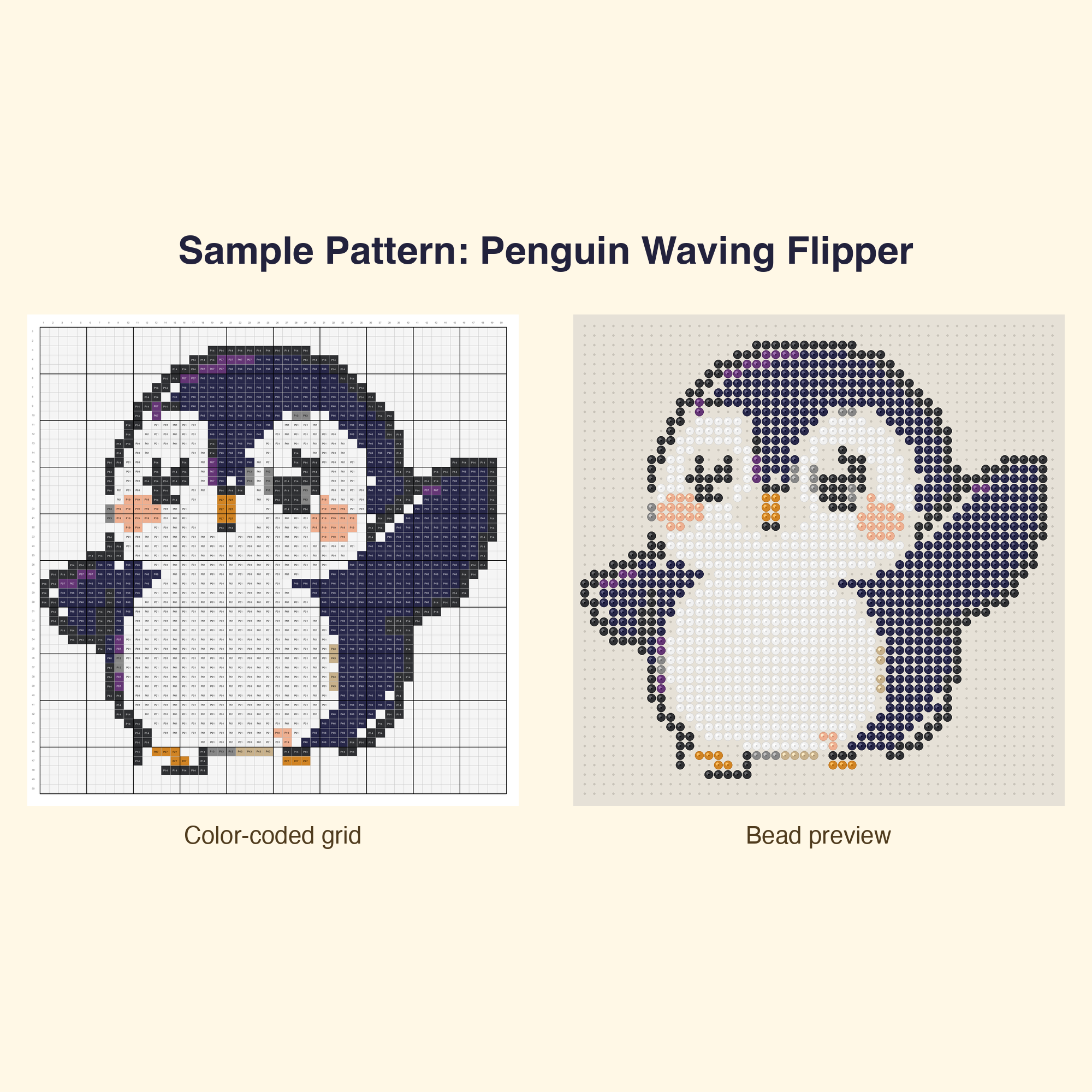 Cute Penguin Pals Perler Bead Pattern Bundle | 24 Designs | Hama Bead Compatible | PDF Digital Download