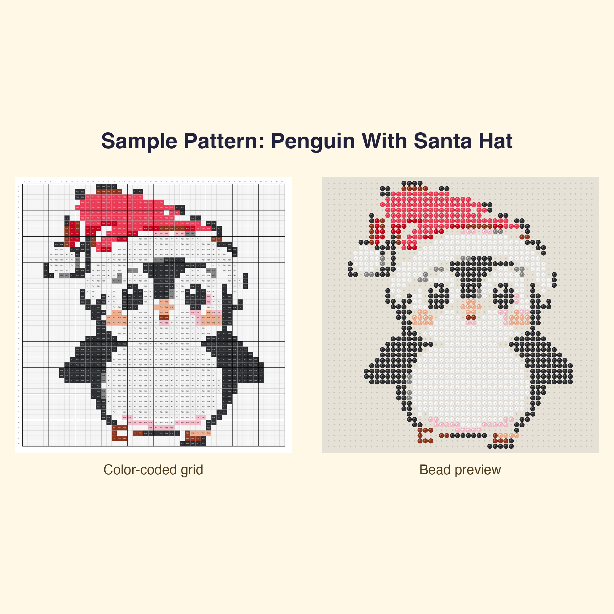 Cute Penguin Pals Perler Bead Pattern Bundle | 24 Designs | Hama Bead Compatible | PDF Digital Download