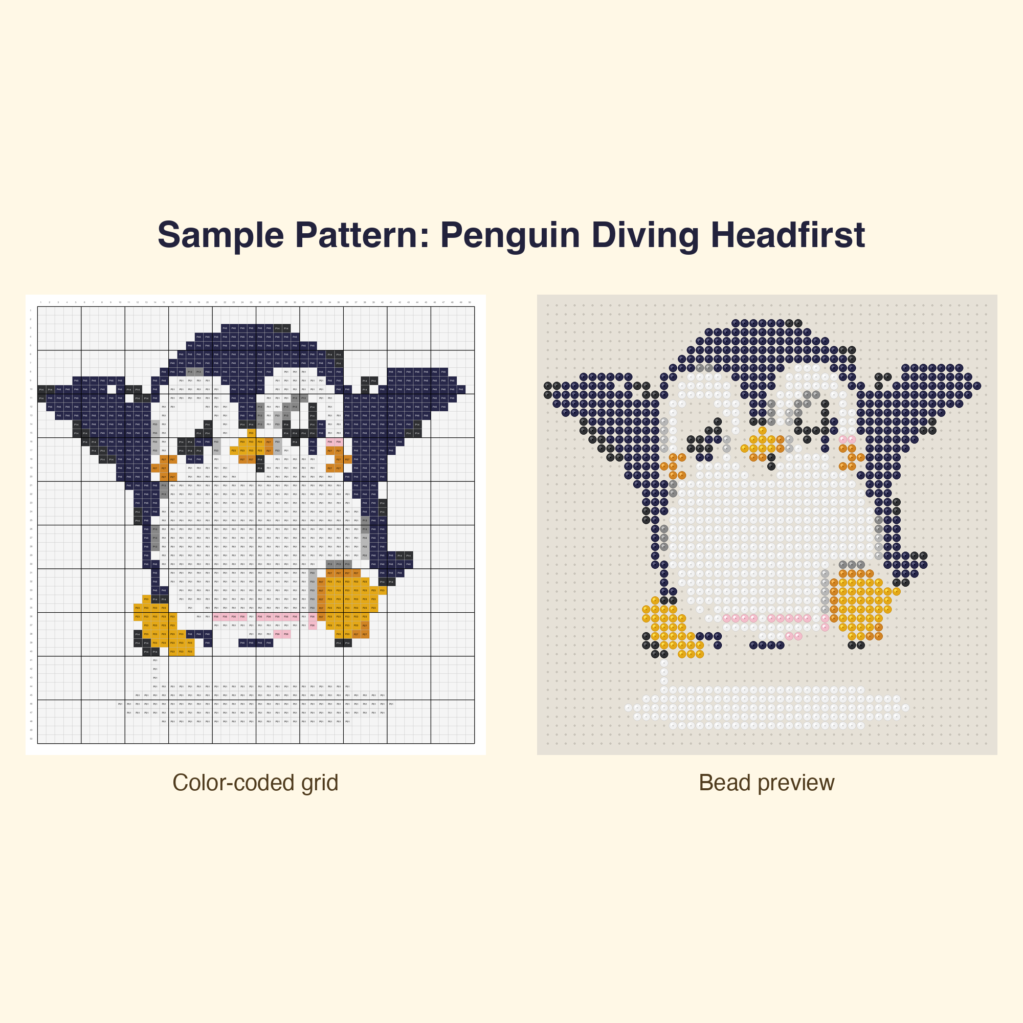 Cute Penguin Pals Perler Bead Pattern Bundle | 24 Designs | Hama Bead Compatible | PDF Digital Download
