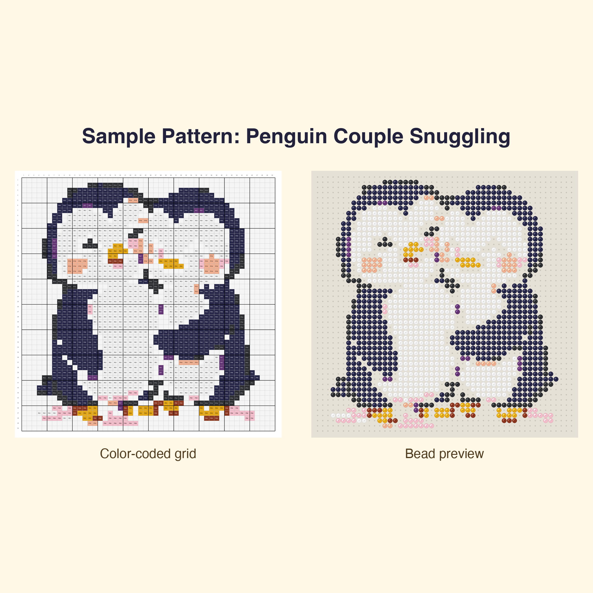 Cute Penguin Pals Perler Bead Pattern Bundle | 24 Designs | Hama Bead Compatible | PDF Digital Download