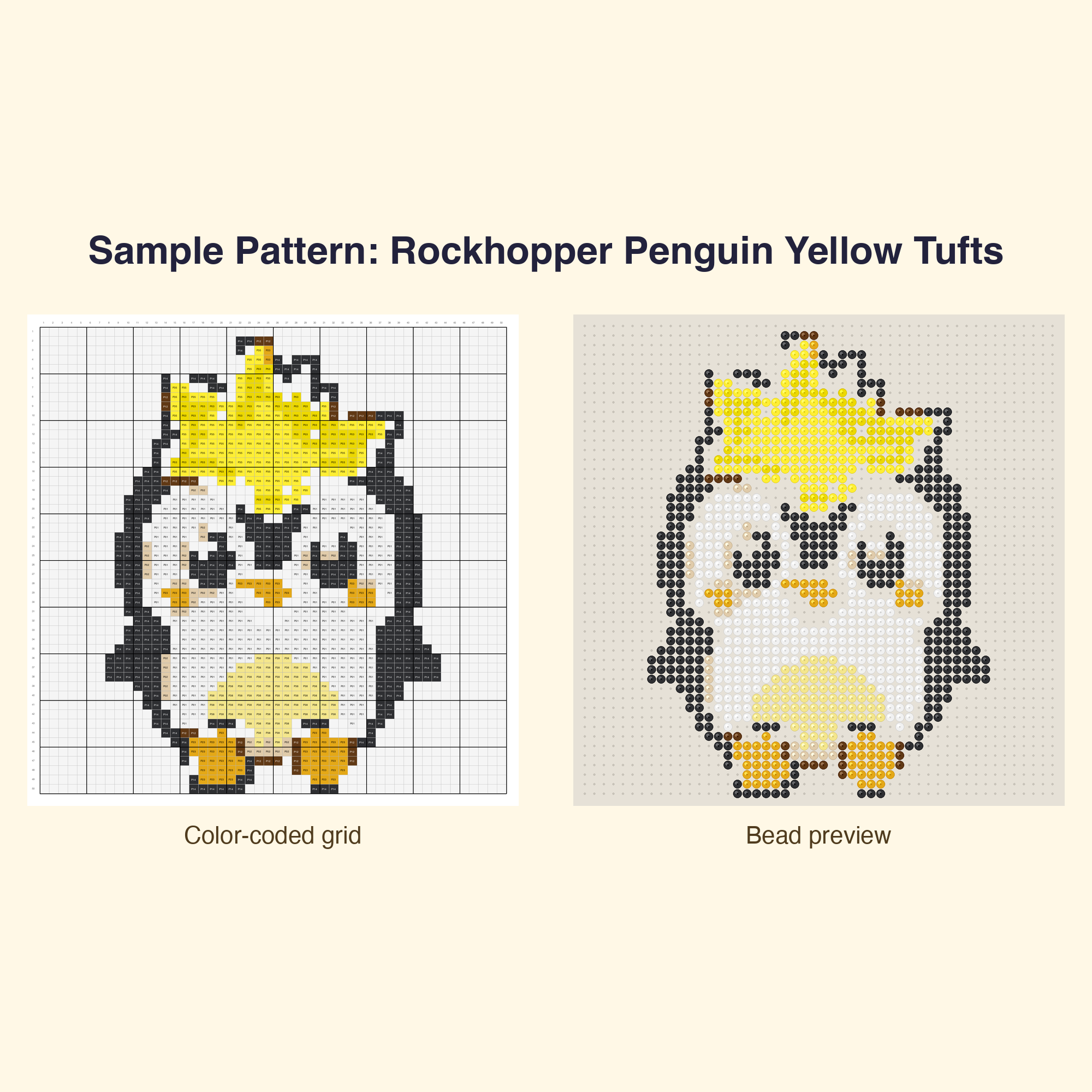 Cute Penguin Pals Perler Bead Pattern Bundle | 24 Designs | Hama Bead Compatible | PDF Digital Download