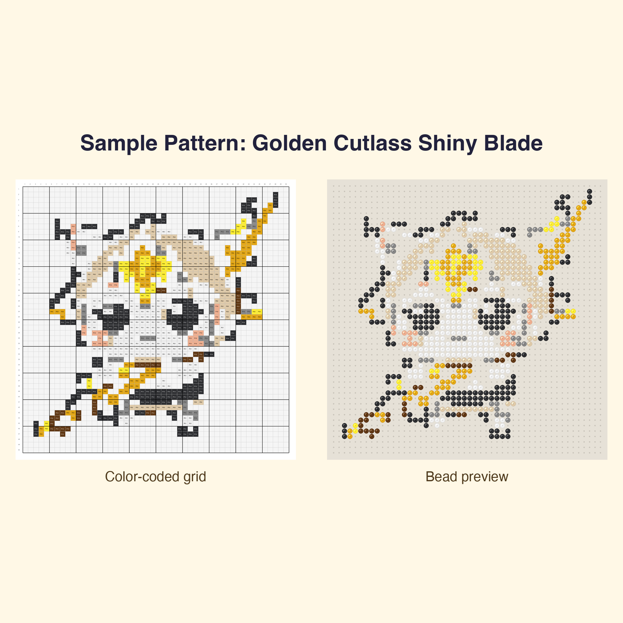 Cute Pirate Adventure Bundle Perler Bead Pattern Bundle | 48 Designs | Hama Bead Compatible | PDF Digital Download