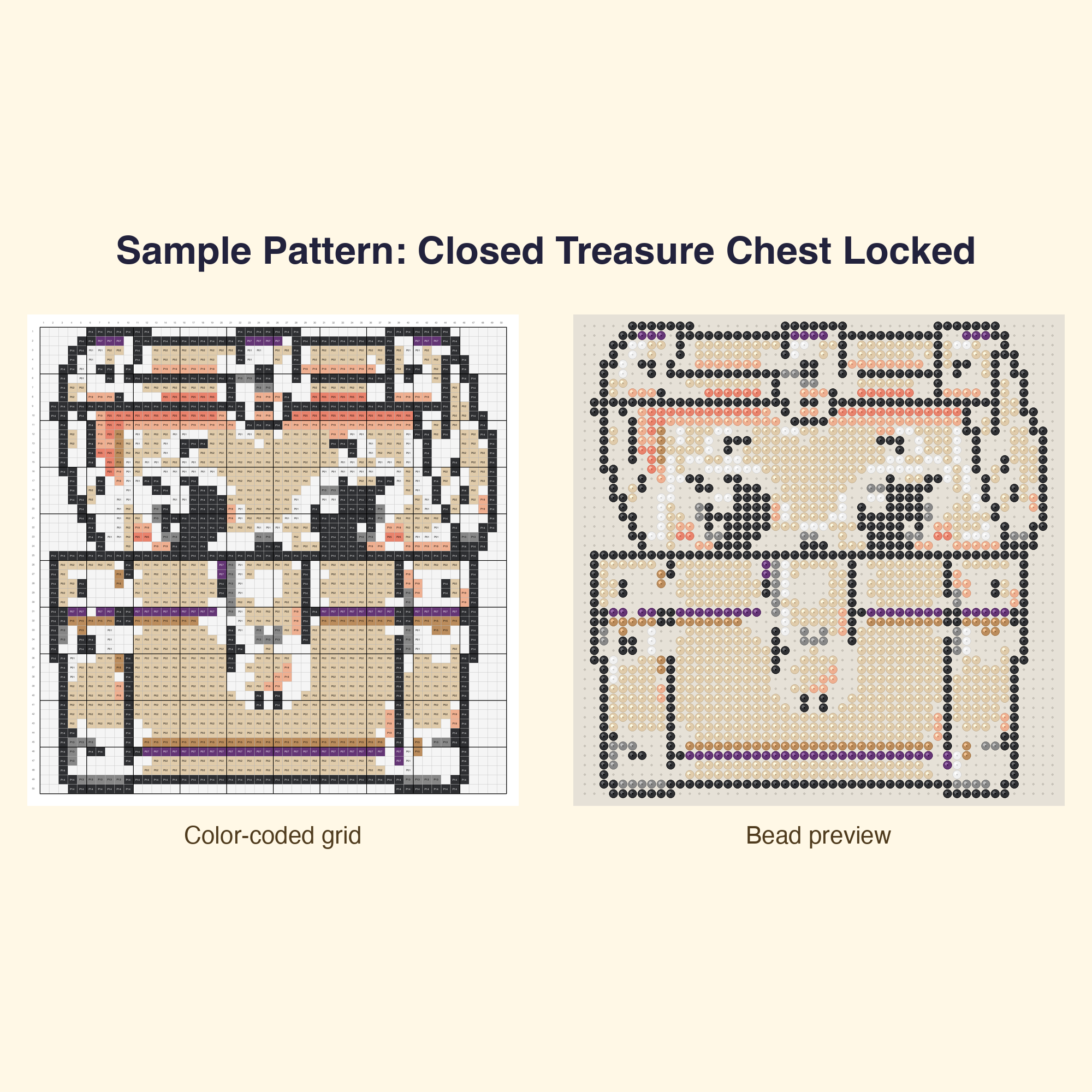 Cute Pirate Adventure Bundle Perler Bead Pattern Bundle | 48 Designs | Hama Bead Compatible | PDF Digital Download