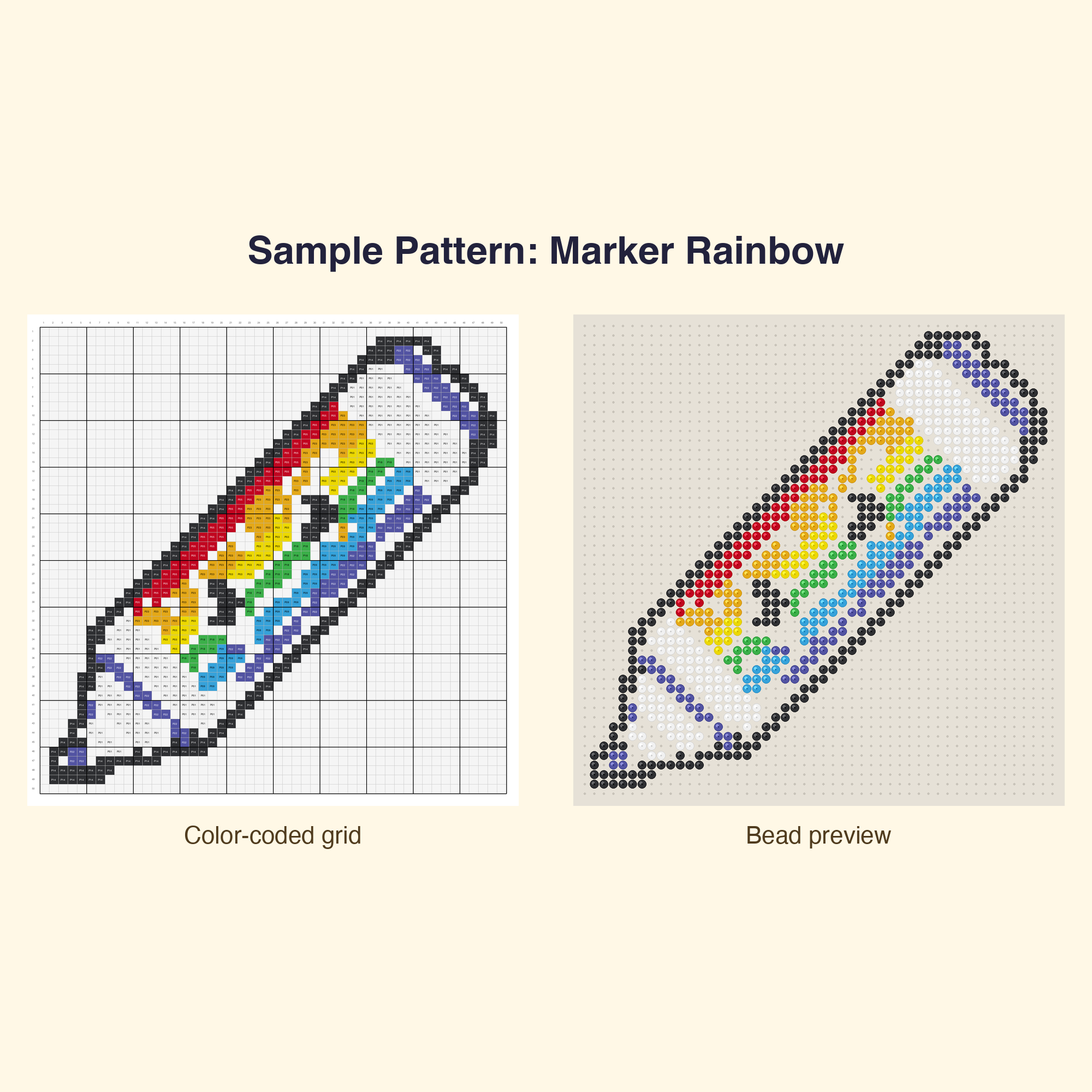 Kawaii School Supplies Perler Bead Pattern Bundle | 48 Designs | Hama Bead Compatible | PDF Digital Download