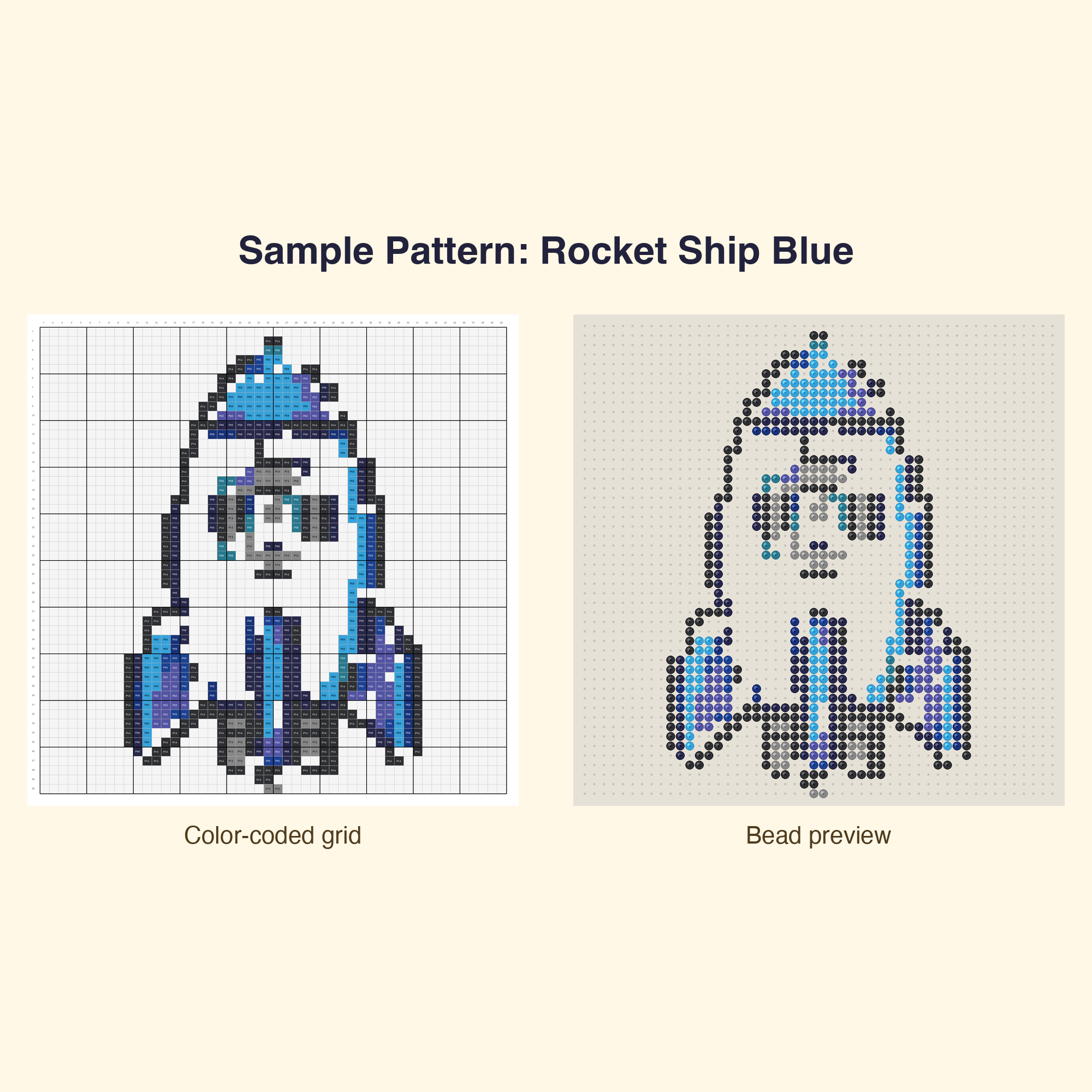 Kawaii Space Astronauts Perler Bead Pattern Bundle | 48 Designs | Hama Bead Compatible | PDF Digital Download