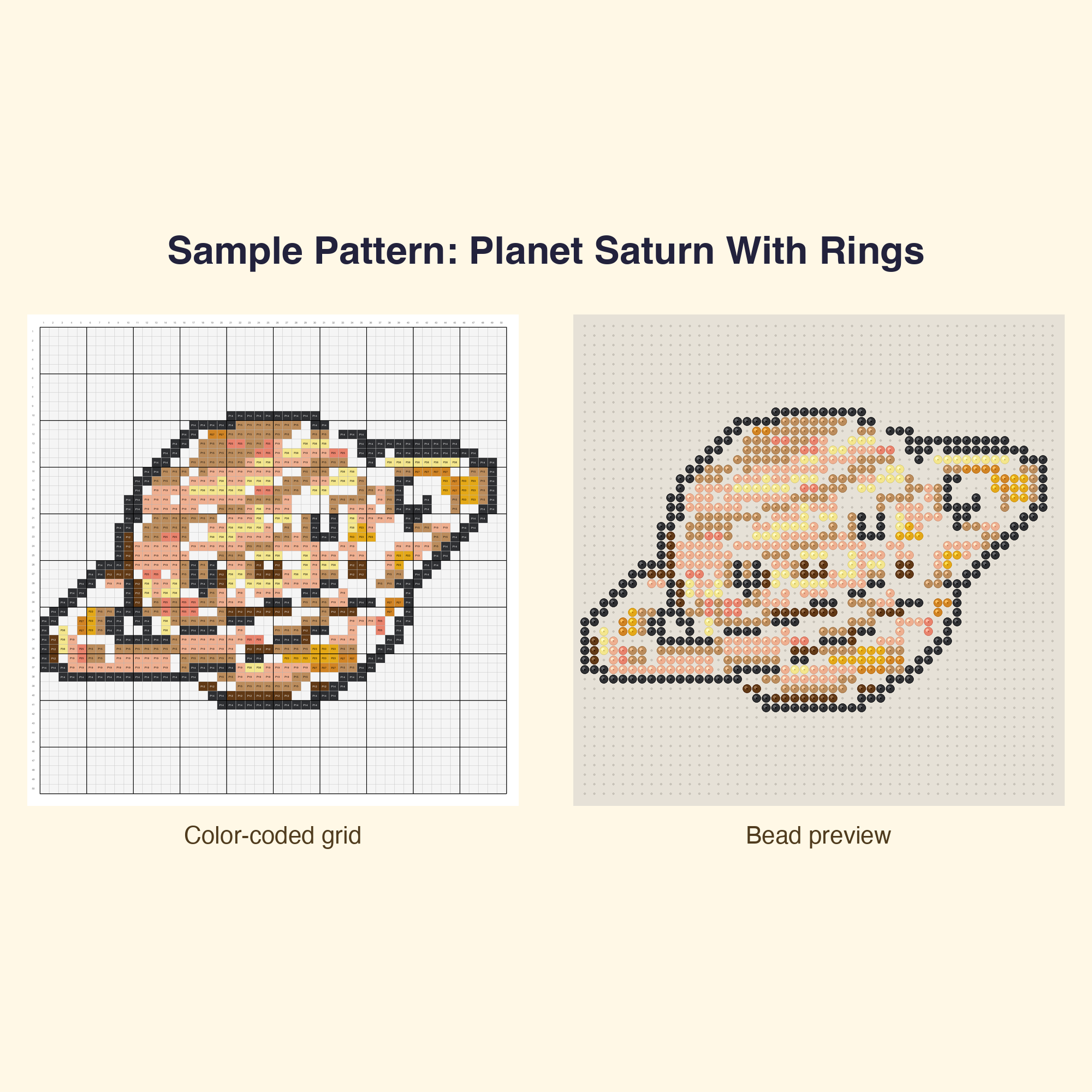 Kawaii Space Astronauts Perler Bead Pattern Bundle | 48 Designs | Hama Bead Compatible | PDF Digital Download