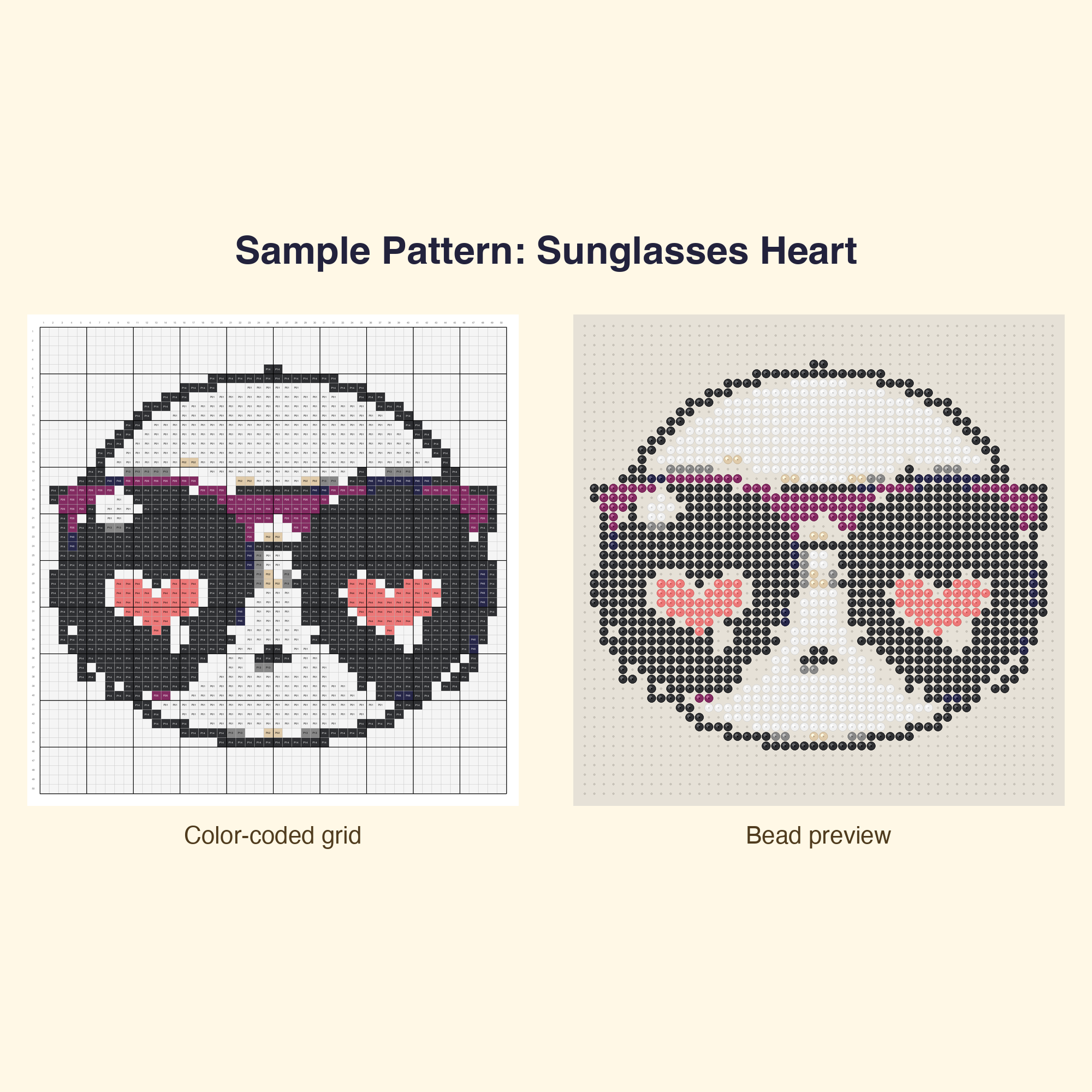 Cute Summer Vibes Perler Bead Pattern Bundle | 42 Designs | Hama Bead Compatible | PDF Digital Download