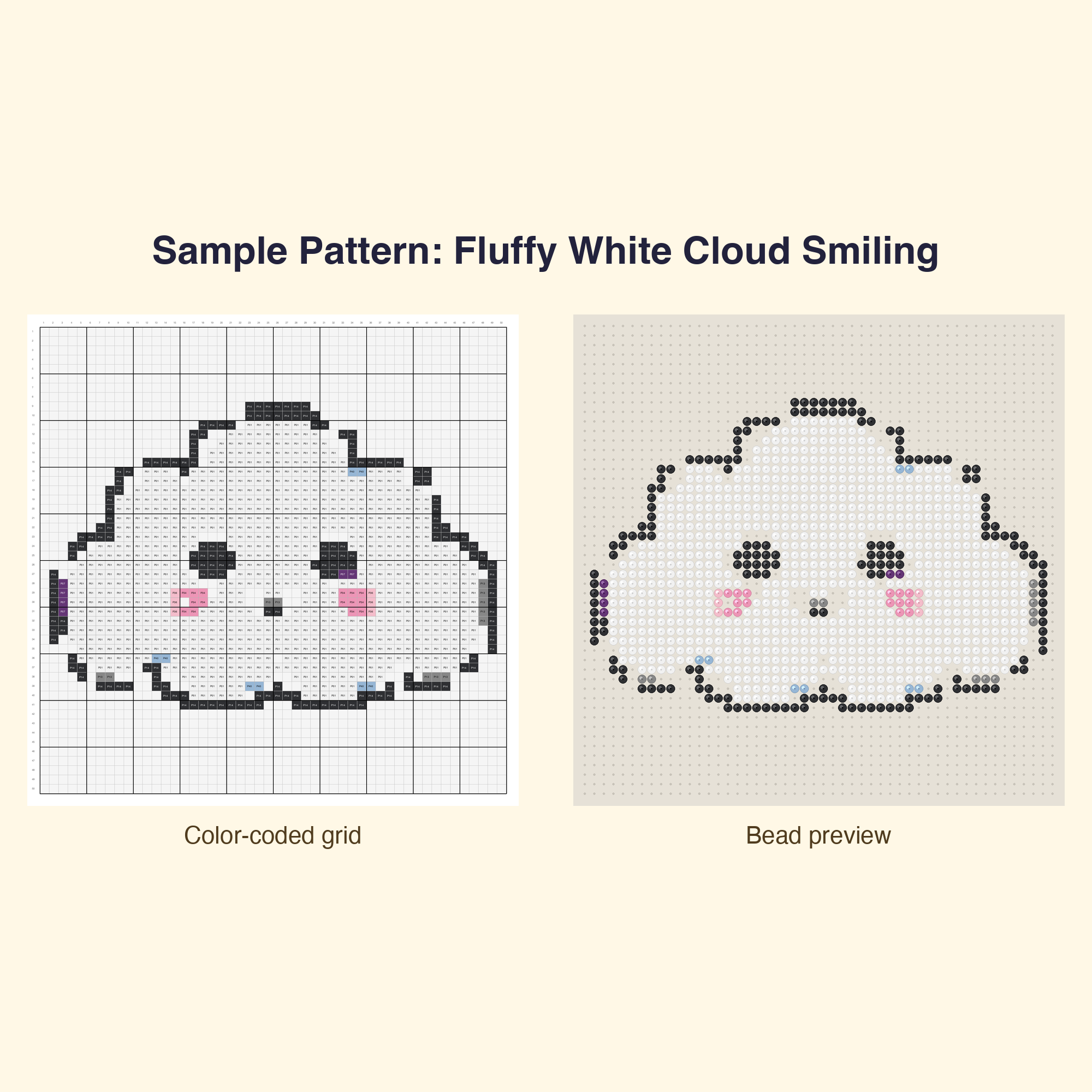 Cute Kawaii Unicorns Magic Perler Bead Pattern Bundle | 48 Designs | Hama Bead Compatible | PDF Digital Download