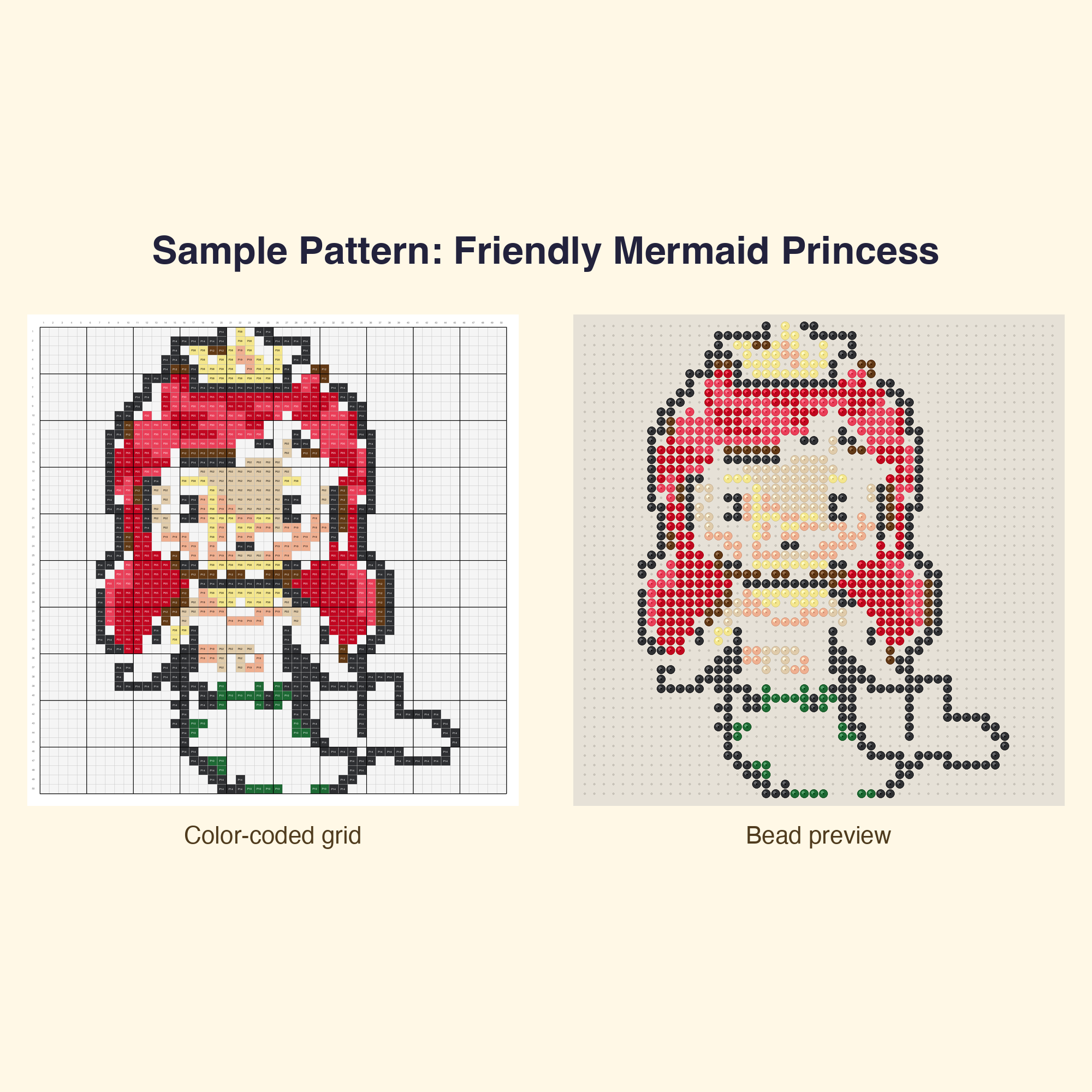 Cute Kawaii Unicorns Magic Perler Bead Pattern Bundle | 48 Designs | Hama Bead Compatible | PDF Digital Download