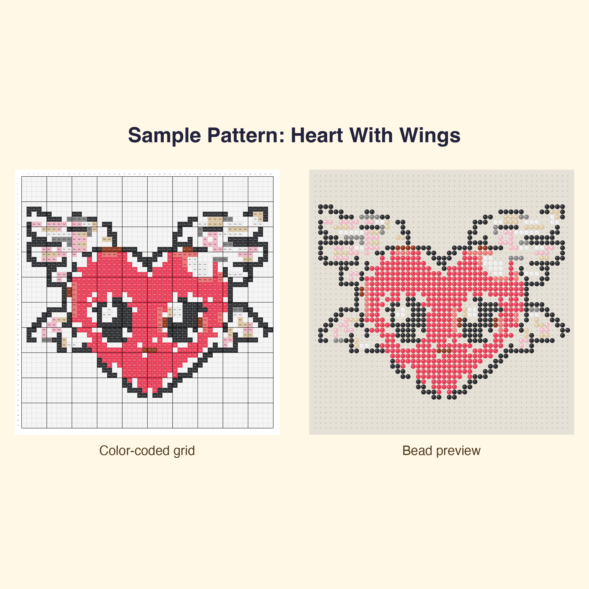 Kawaii Valentine Love Perler Bead Pattern Bundle | 48 Designs | Hama Bead Compatible | PDF Digital Download