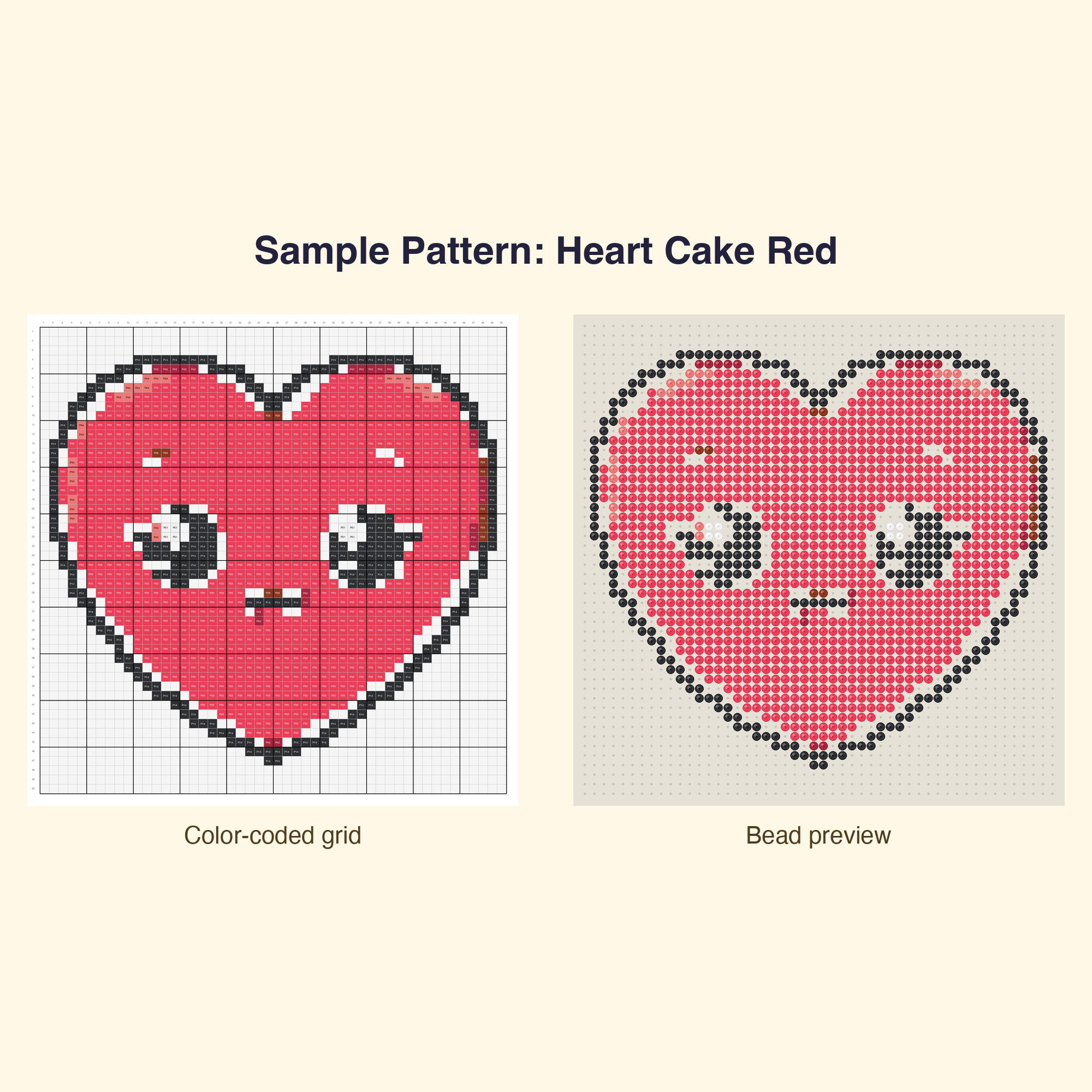 Kawaii Valentine Love Perler Bead Pattern Bundle | 48 Designs | Hama Bead Compatible | PDF Digital Download