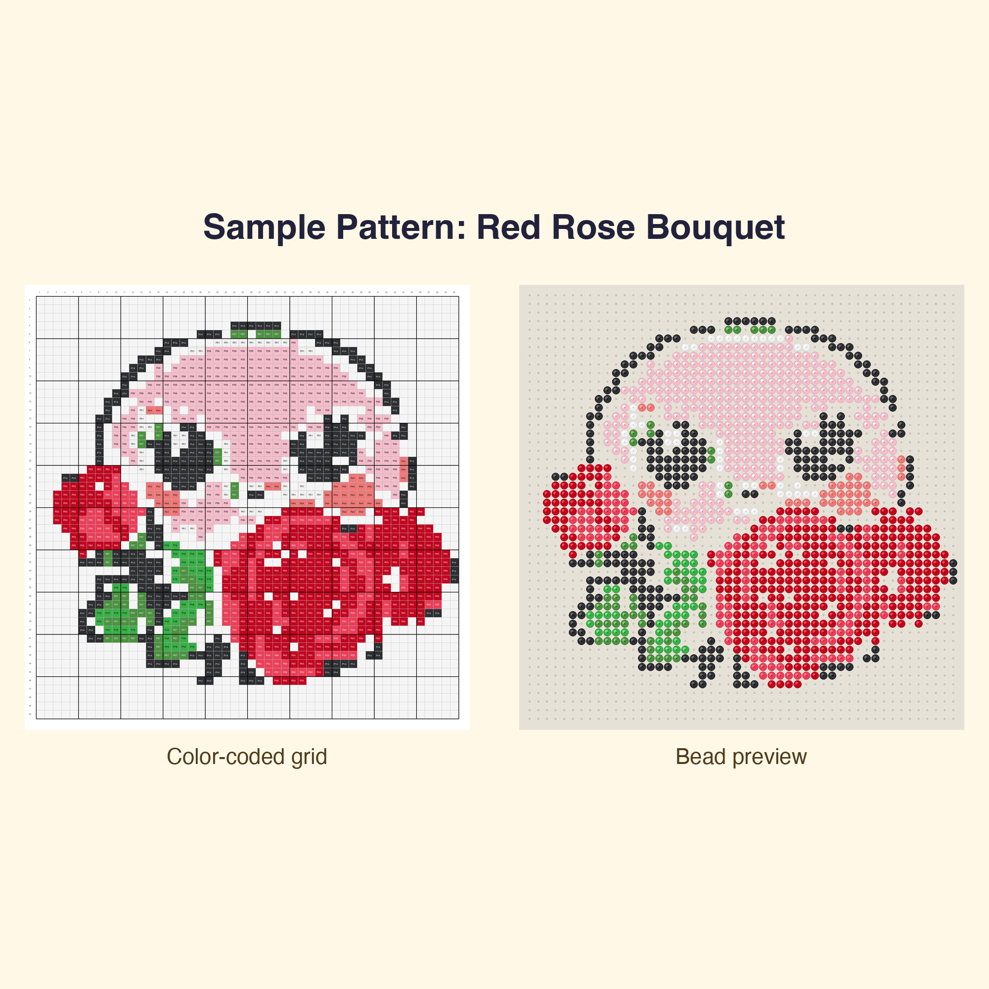 Kawaii Valentine Love Perler Bead Pattern Bundle | 48 Designs | Hama Bead Compatible | PDF Digital Download