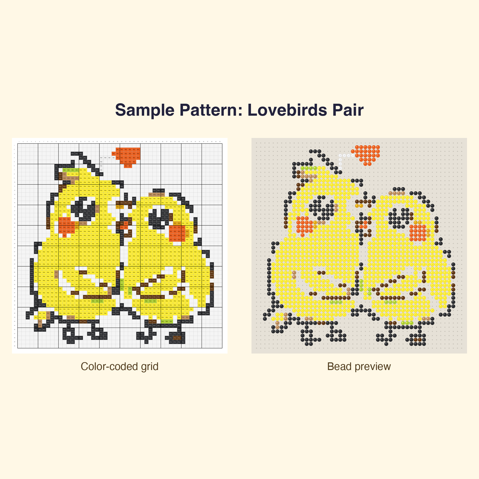 Kawaii Valentine Love Perler Bead Pattern Bundle | 48 Designs | Hama Bead Compatible | PDF Digital Download
