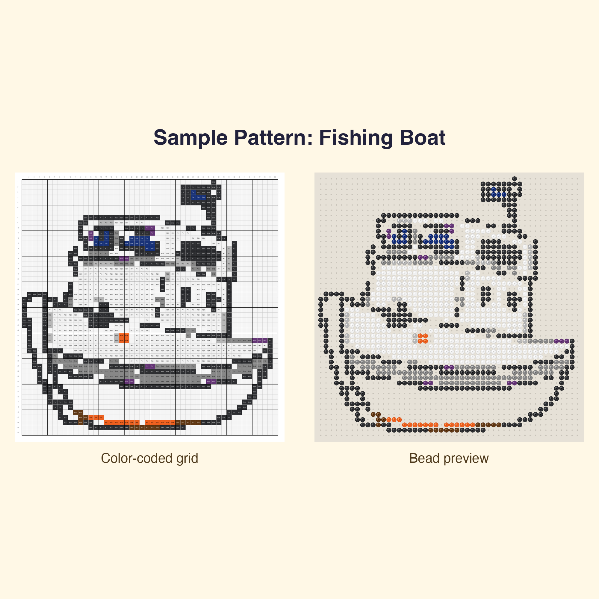 Cute Transportation Pixel Art Perler Bead Pattern Bundle | 48 Designs | Hama Bead Compatible | PDF Digital Download