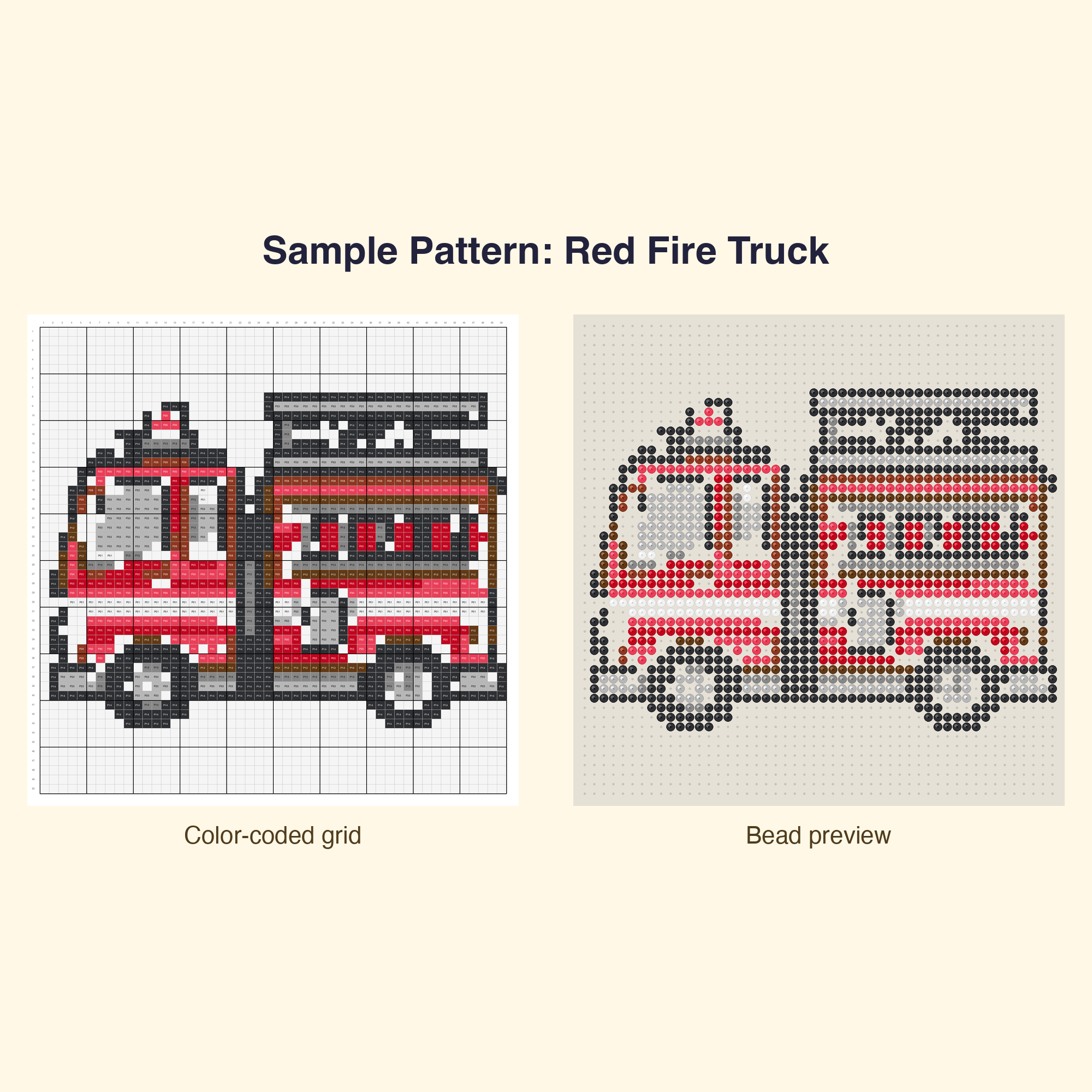 Cute Kawaii Vehicles Perler Bead Pattern Bundle | 48 Designs | Hama Bead Compatible | PDF Digital Download