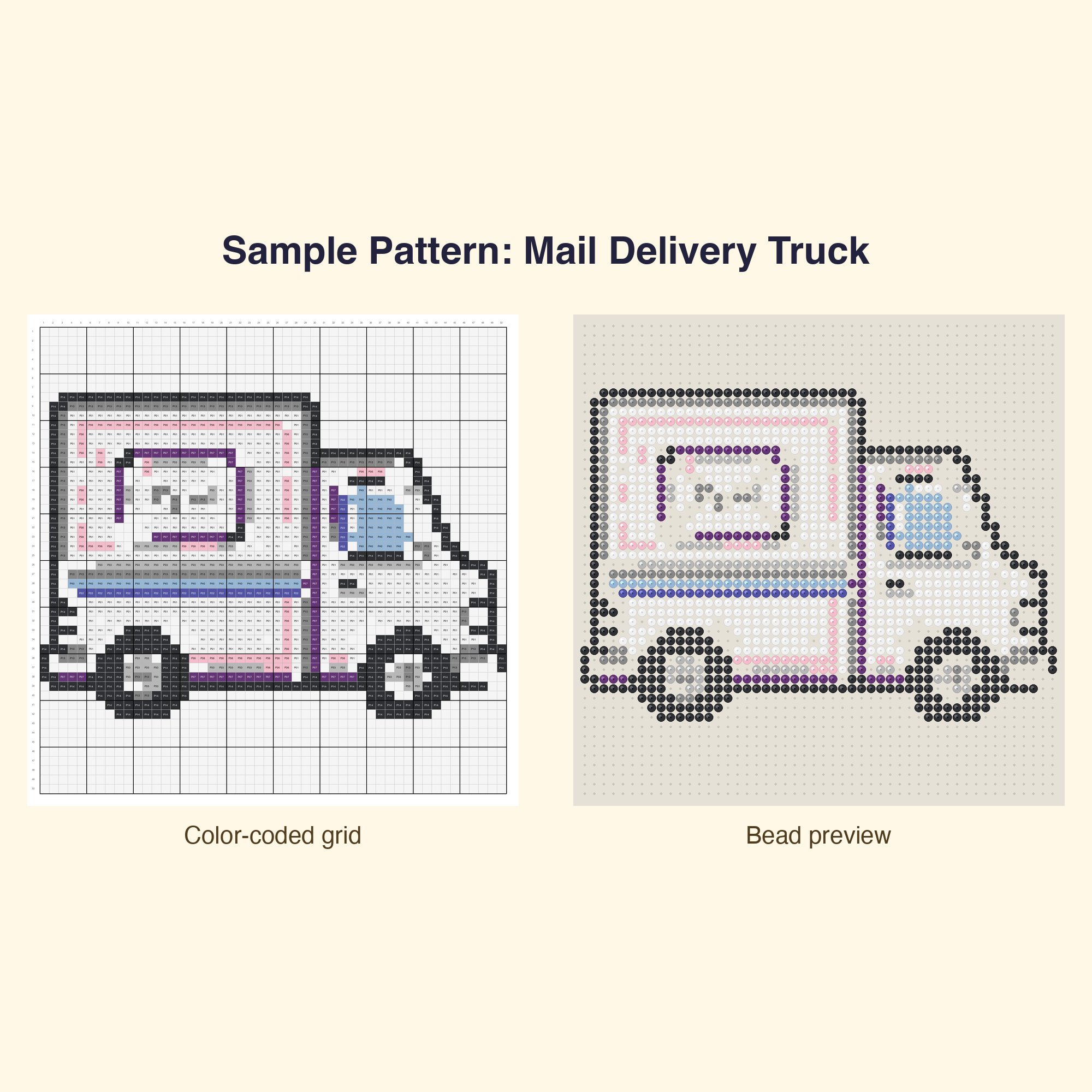 Cute Kawaii Vehicles Perler Bead Pattern Bundle | 48 Designs | Hama Bead Compatible | PDF Digital Download