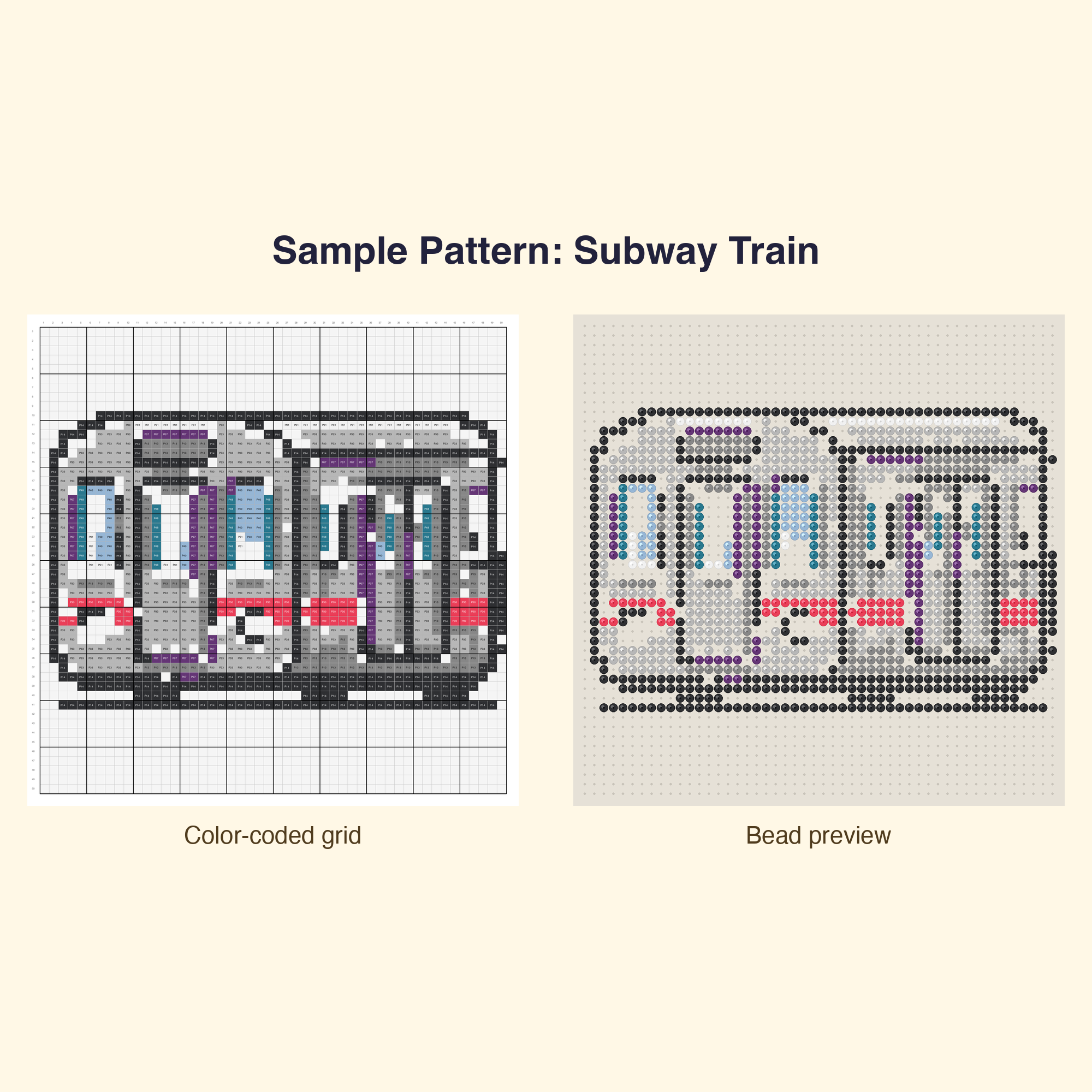 Cute Kawaii Vehicles Perler Bead Pattern Bundle | 48 Designs | Hama Bead Compatible | PDF Digital Download