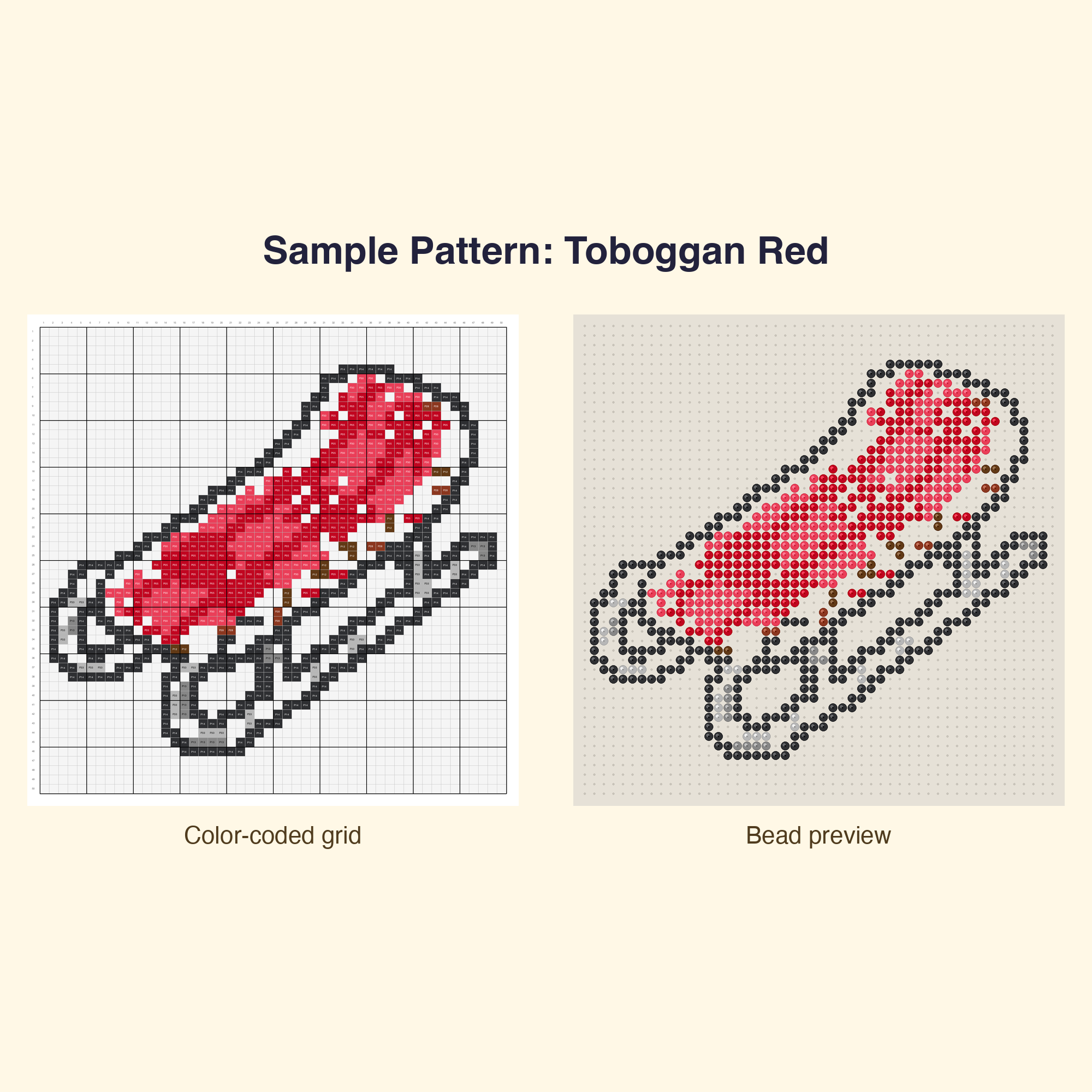 Kawaii Winter Sports Perler Bead Pattern Bundle | 48 Designs | Hama Bead Compatible | PDF Digital Download
