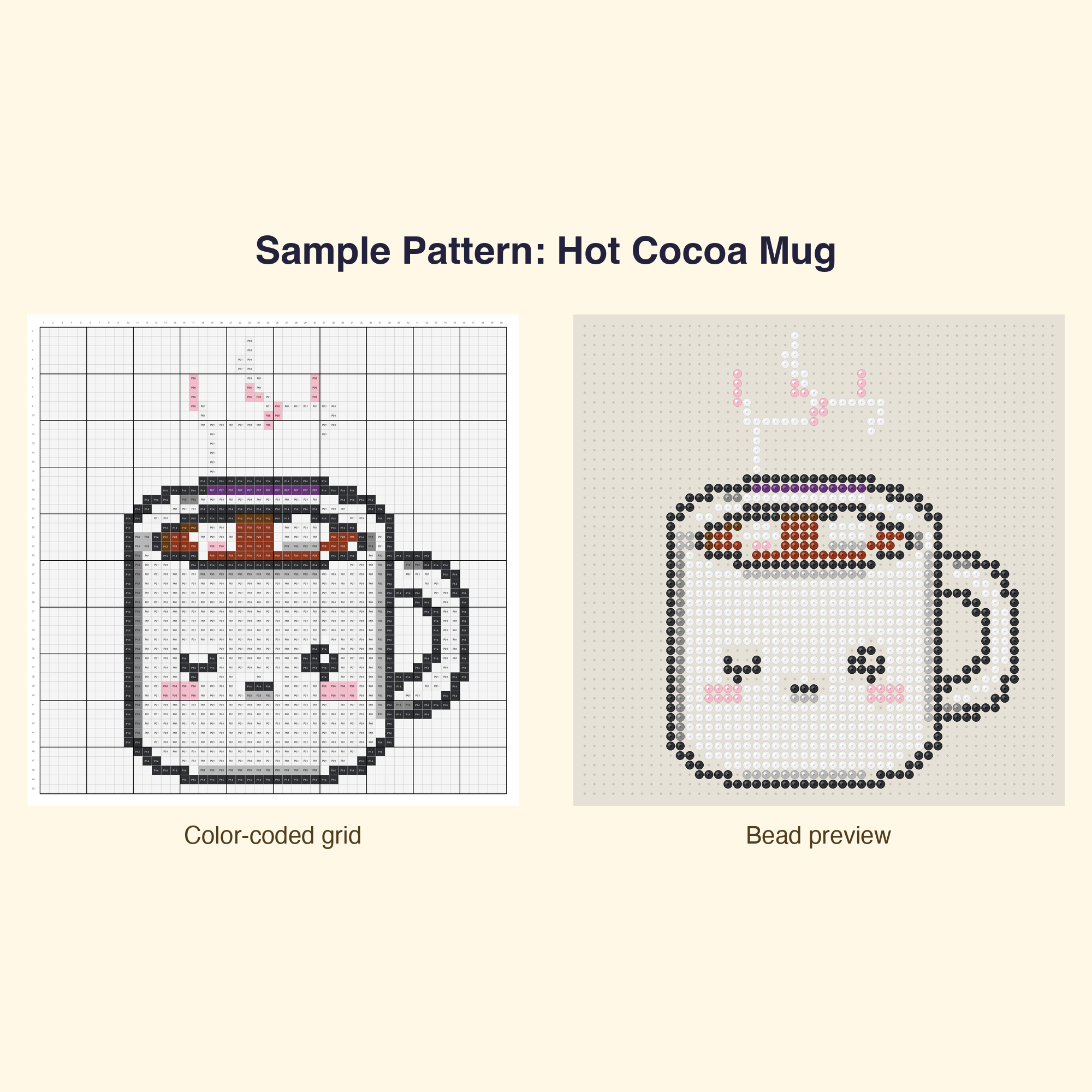 Kawaii Winter Sports Perler Bead Pattern Bundle | 48 Designs | Hama Bead Compatible | PDF Digital Download