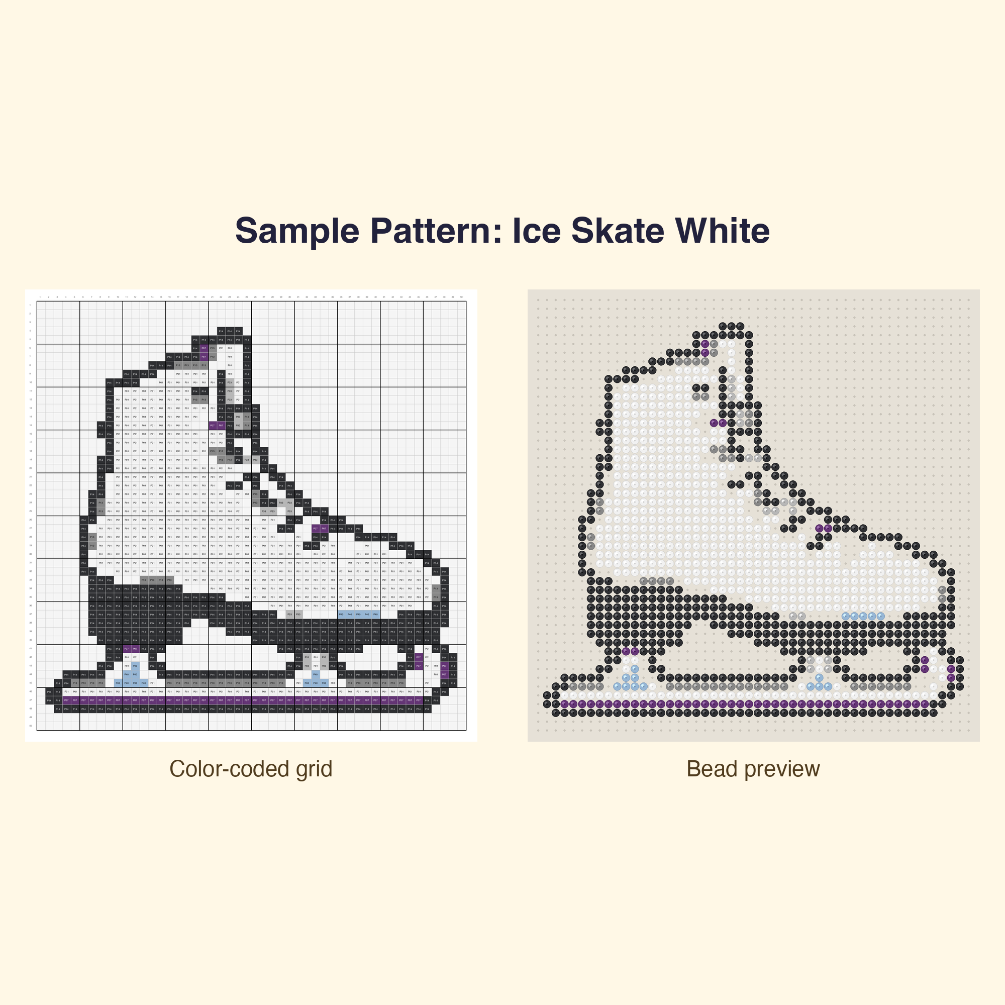 Kawaii Winter Sports Perler Bead Pattern Bundle | 48 Designs | Hama Bead Compatible | PDF Digital Download