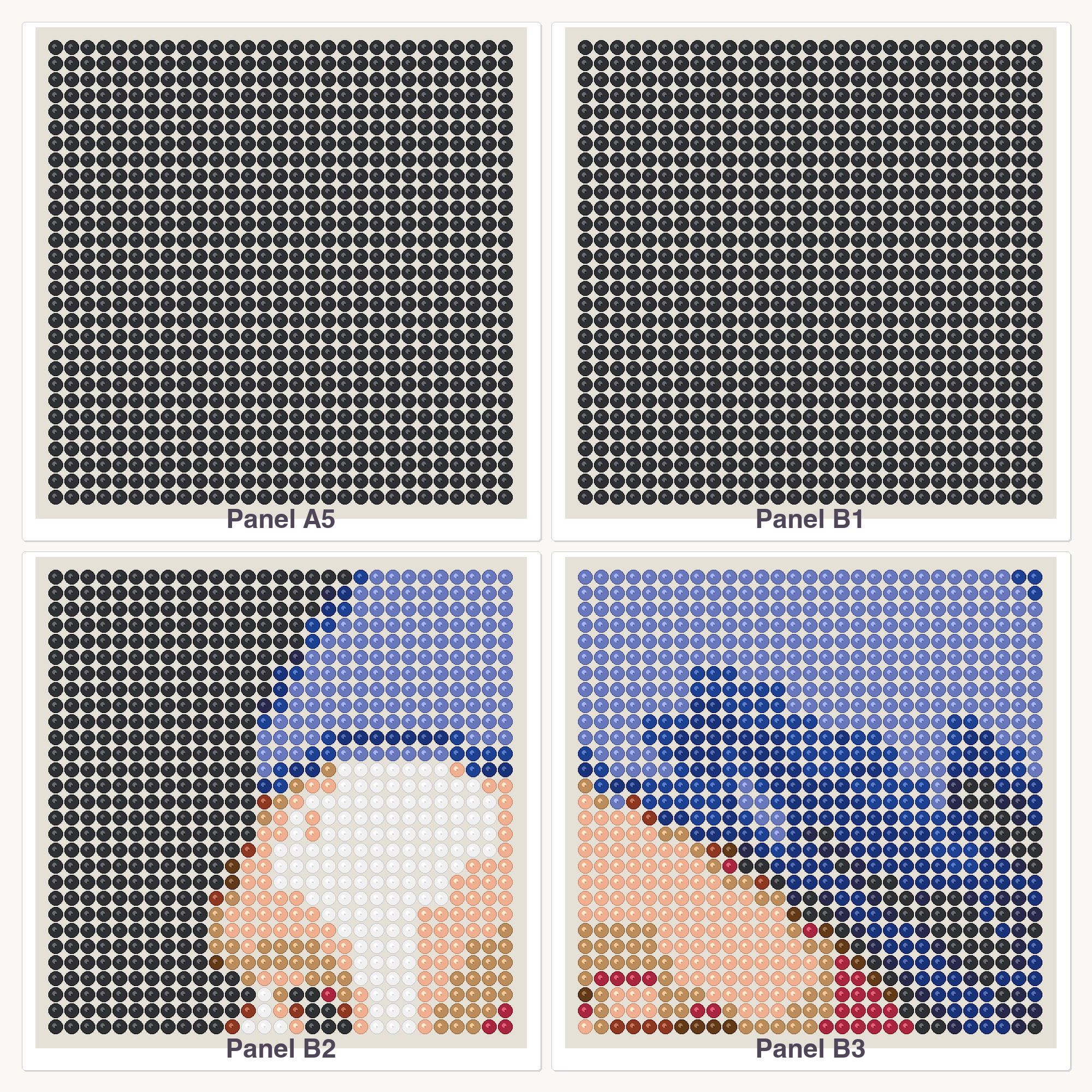Girl with a Pearl Earring Perler Bead Pattern, 5x5 Multi-Panel (25 Boards) (PDF Digital Download)