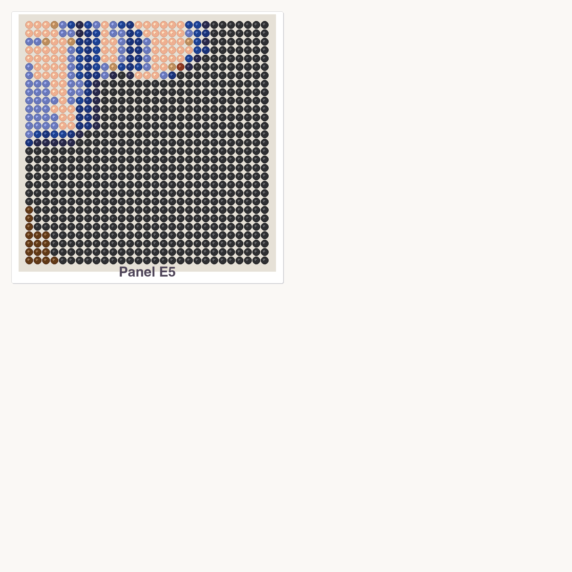 Girl with a Pearl Earring Perler Bead Pattern, 5x5 Multi-Panel (25 Boards) (PDF Digital Download)