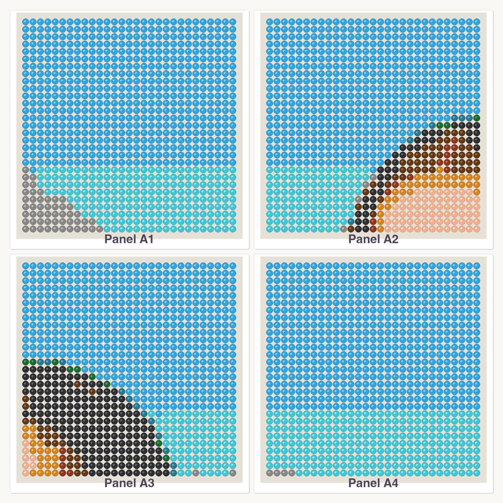 Mona Lisa Perler Bead Pattern, 4x6 Multi-Panel (24 Boards) (PDF Digital Download)