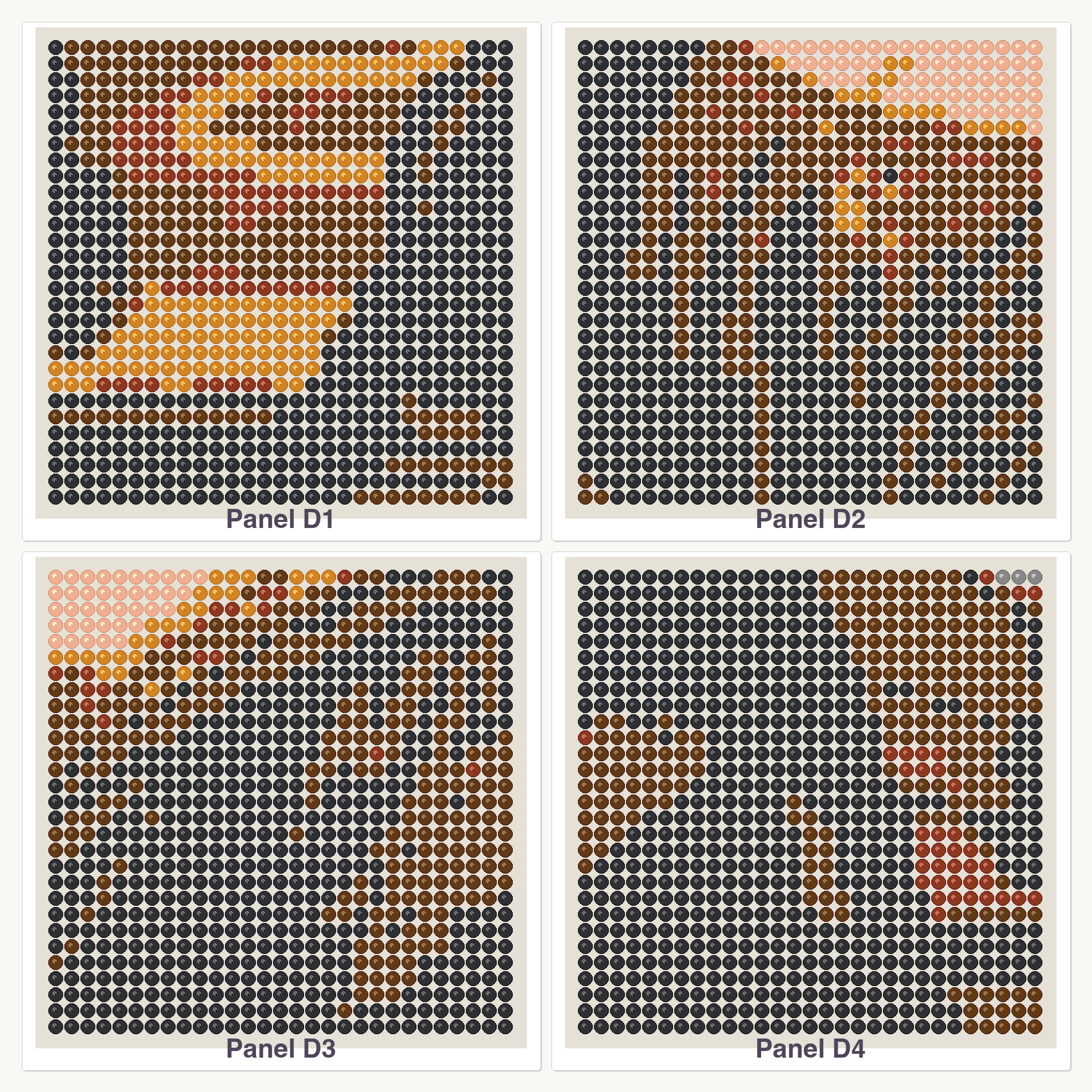 Mona Lisa Perler Bead Pattern, 4x6 Multi-Panel (24 Boards) (PDF Digital Download)