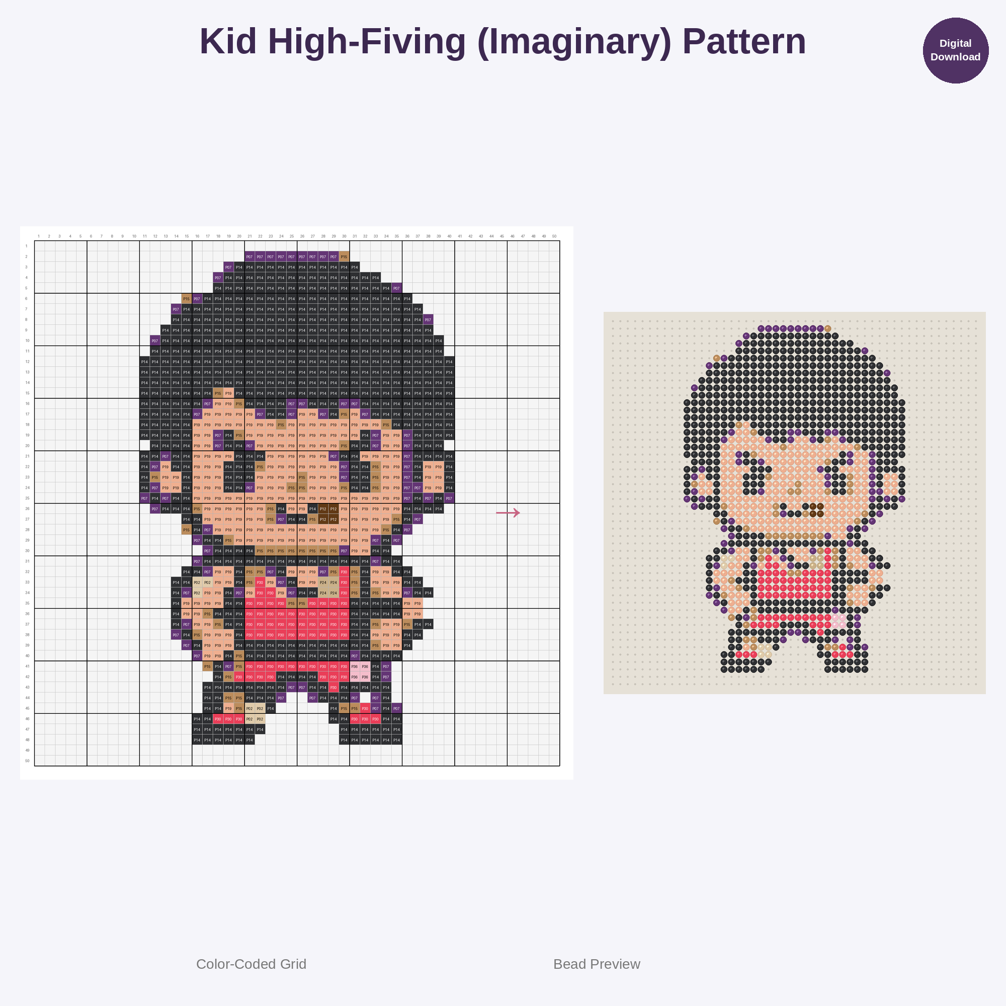 Adorable Kids Basketball Perler Bead Patterns Bundle, 48 Designs (PDF Digital Download)