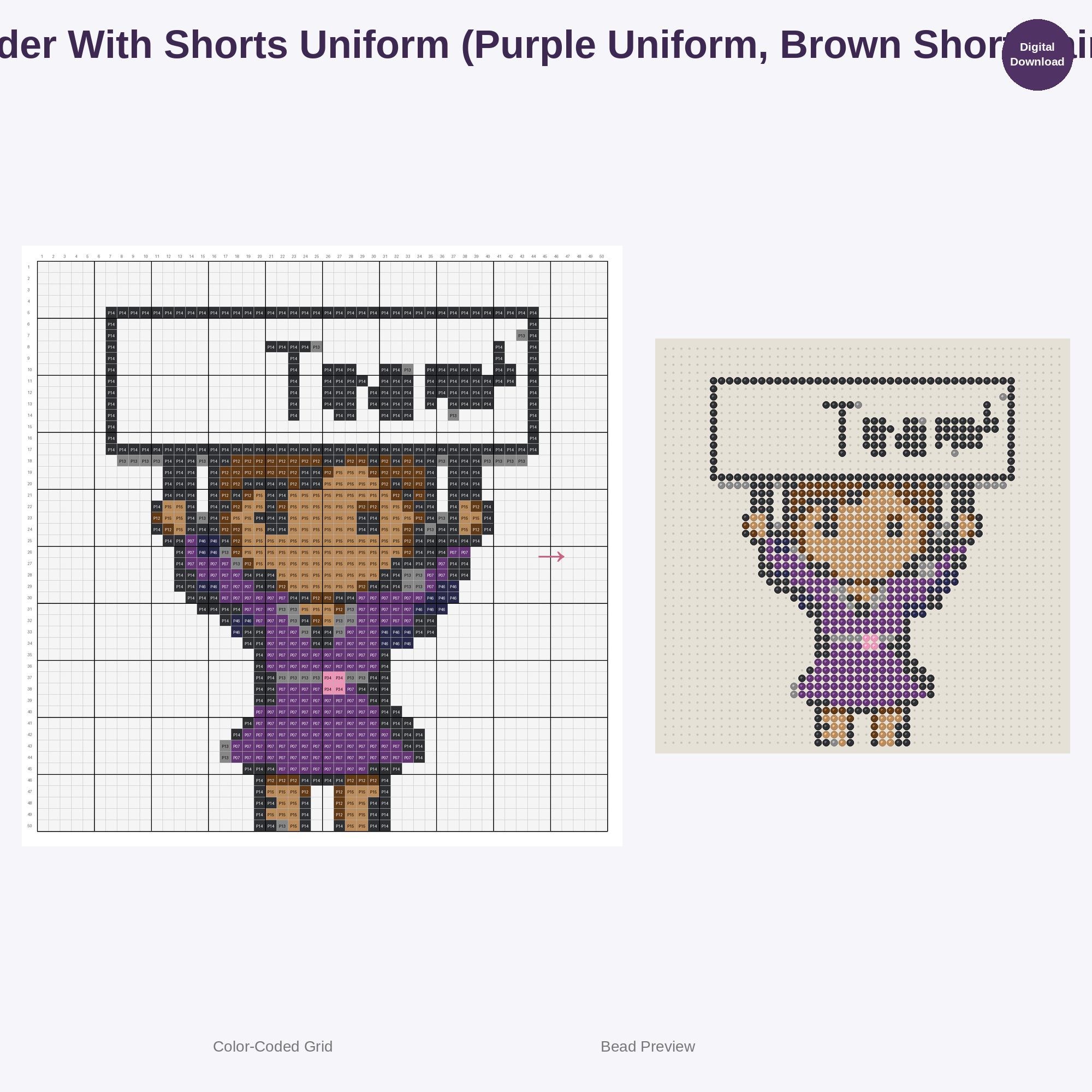 Adorable Kids Cheerleaders Perler Bead Patterns Bundle, 48 Designs (PDF Digital Download)
