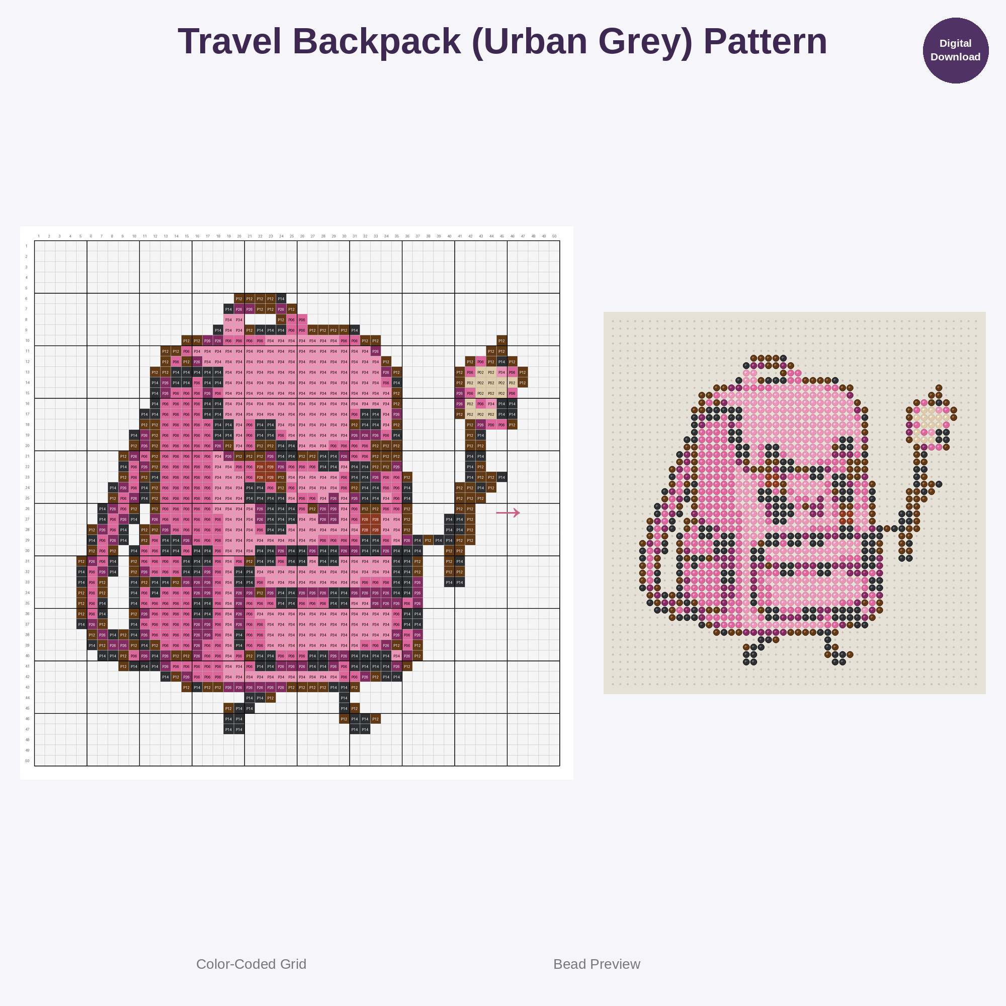 Kawaii Explorer's Kit Perler Bead Patterns Bundle, 48 Designs (PDF Digital Download)