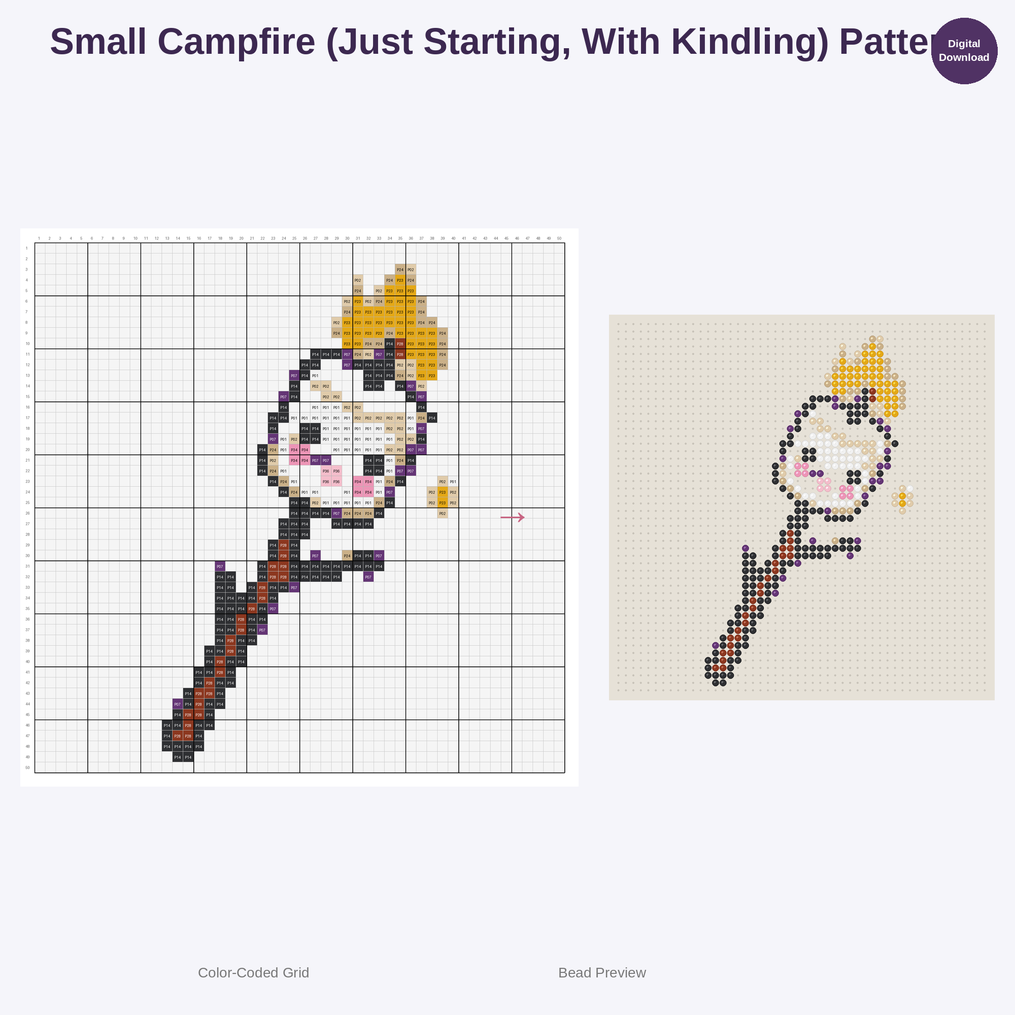 Kawaii Explorer's Kit Perler Bead Patterns Bundle, 48 Designs (PDF Digital Download)