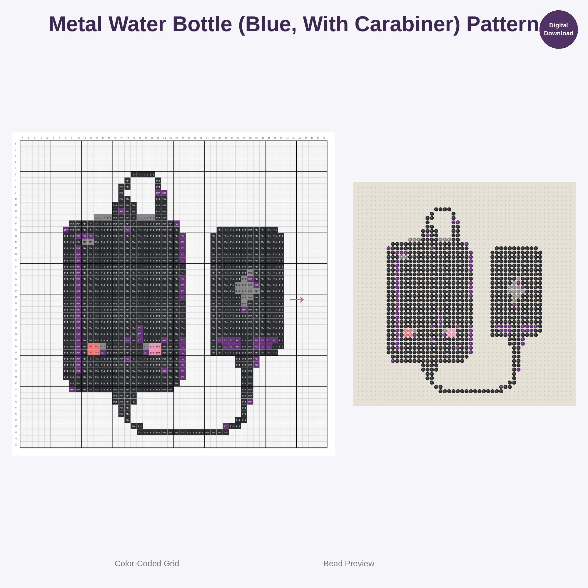 Kawaii Explorer's Kit Perler Bead Patterns Bundle, 48 Designs (PDF Digital Download)