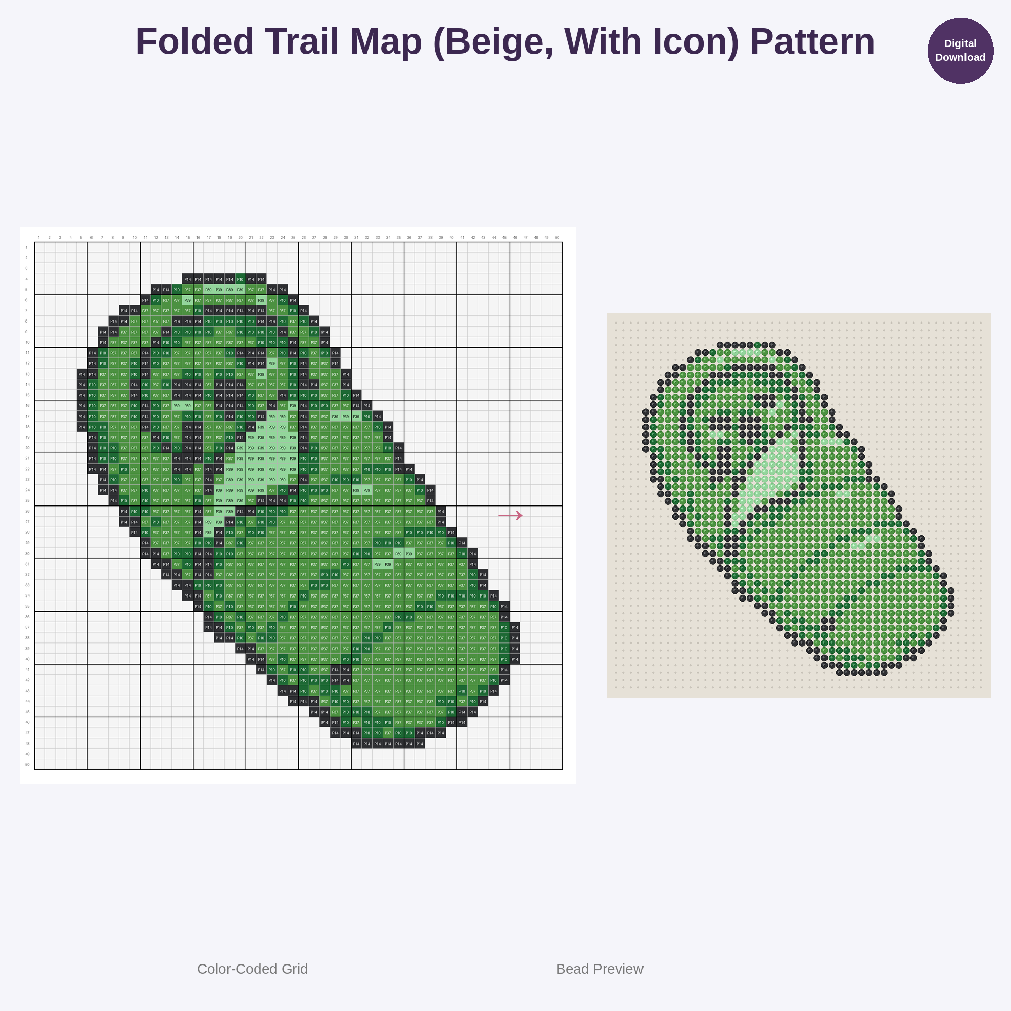 Kawaii Explorer's Kit Perler Bead Patterns Bundle, 48 Designs (PDF Digital Download)
