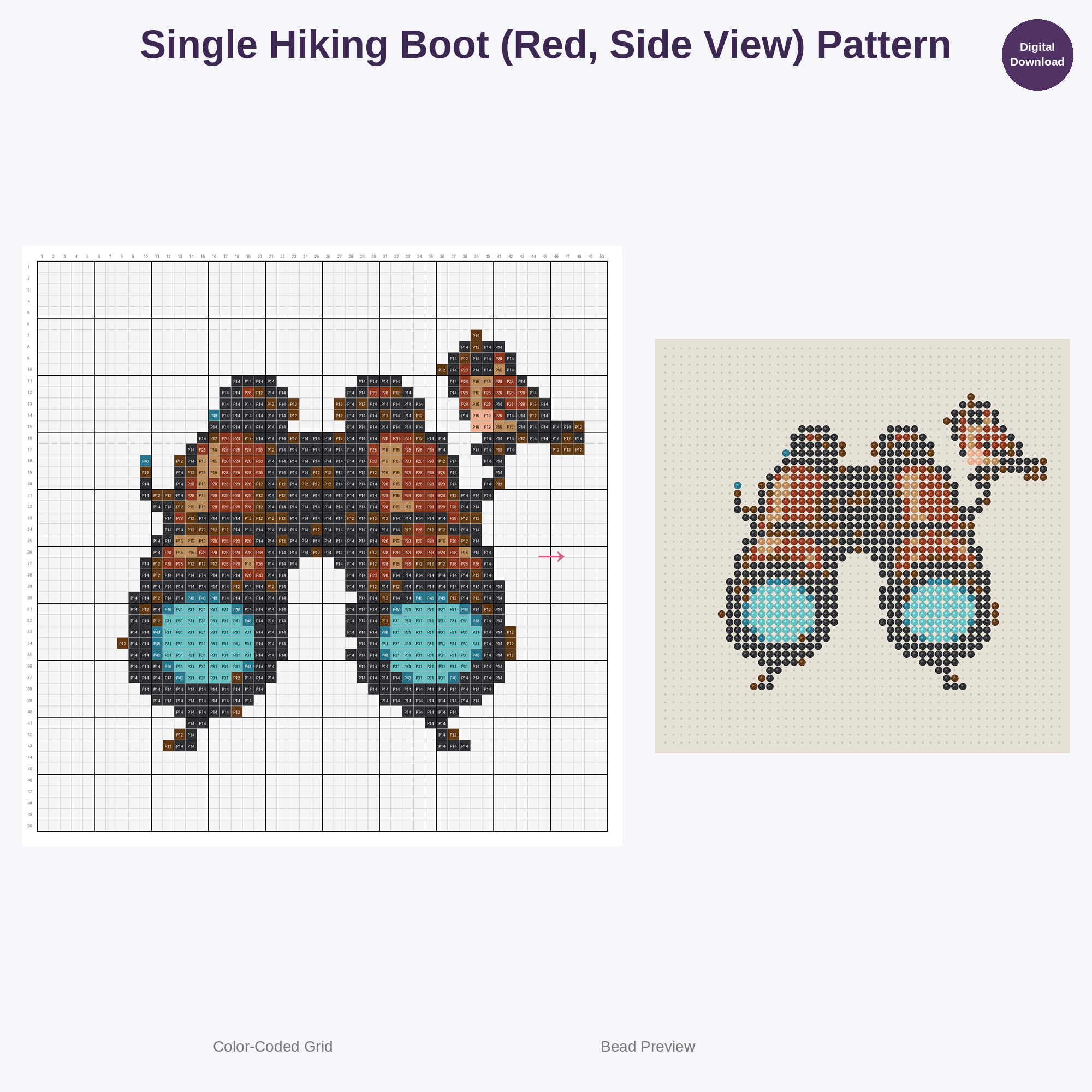 Kawaii Explorer's Kit Perler Bead Patterns Bundle, 48 Designs (PDF Digital Download)