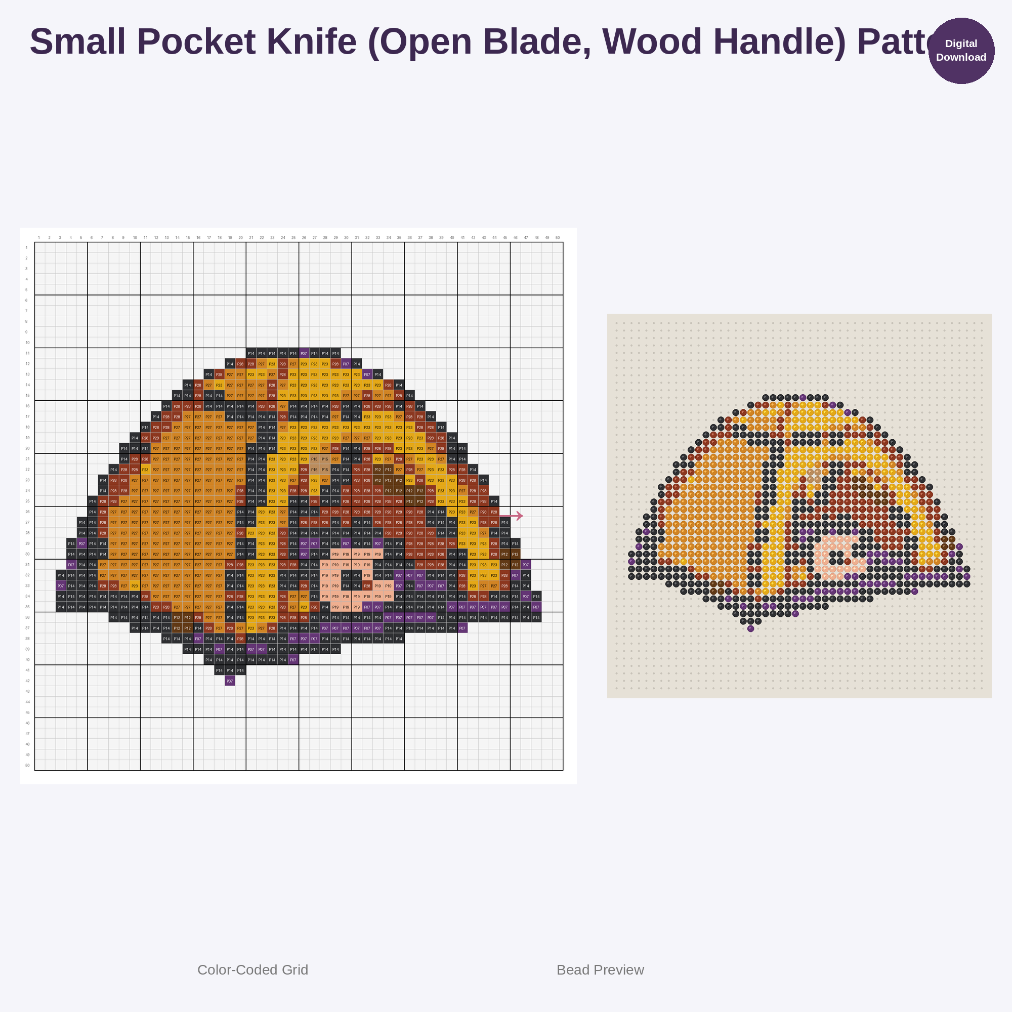 Kawaii Explorer's Kit Perler Bead Patterns Bundle, 48 Designs (PDF Digital Download)