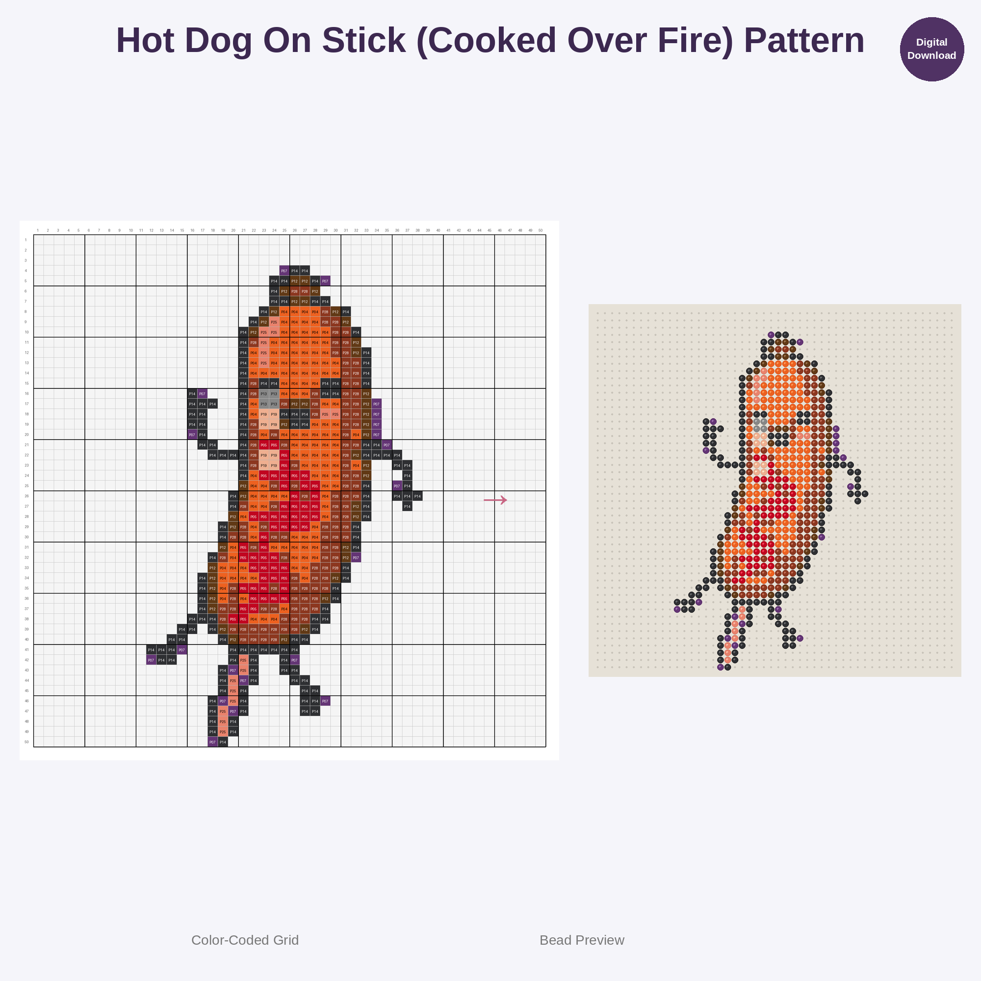 Kawaii Explorer's Kit Perler Bead Patterns Bundle, 48 Designs (PDF Digital Download)