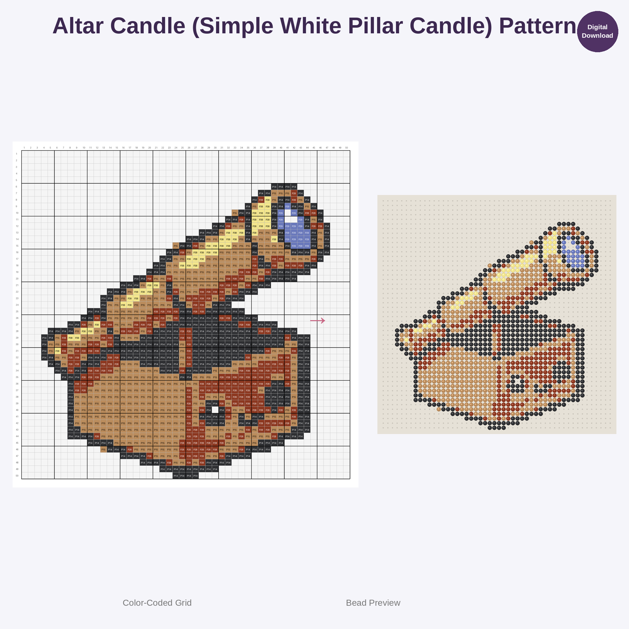 Arcane Library Treasures Perler Bead Patterns Bundle, 48 Designs (PDF Digital Download)