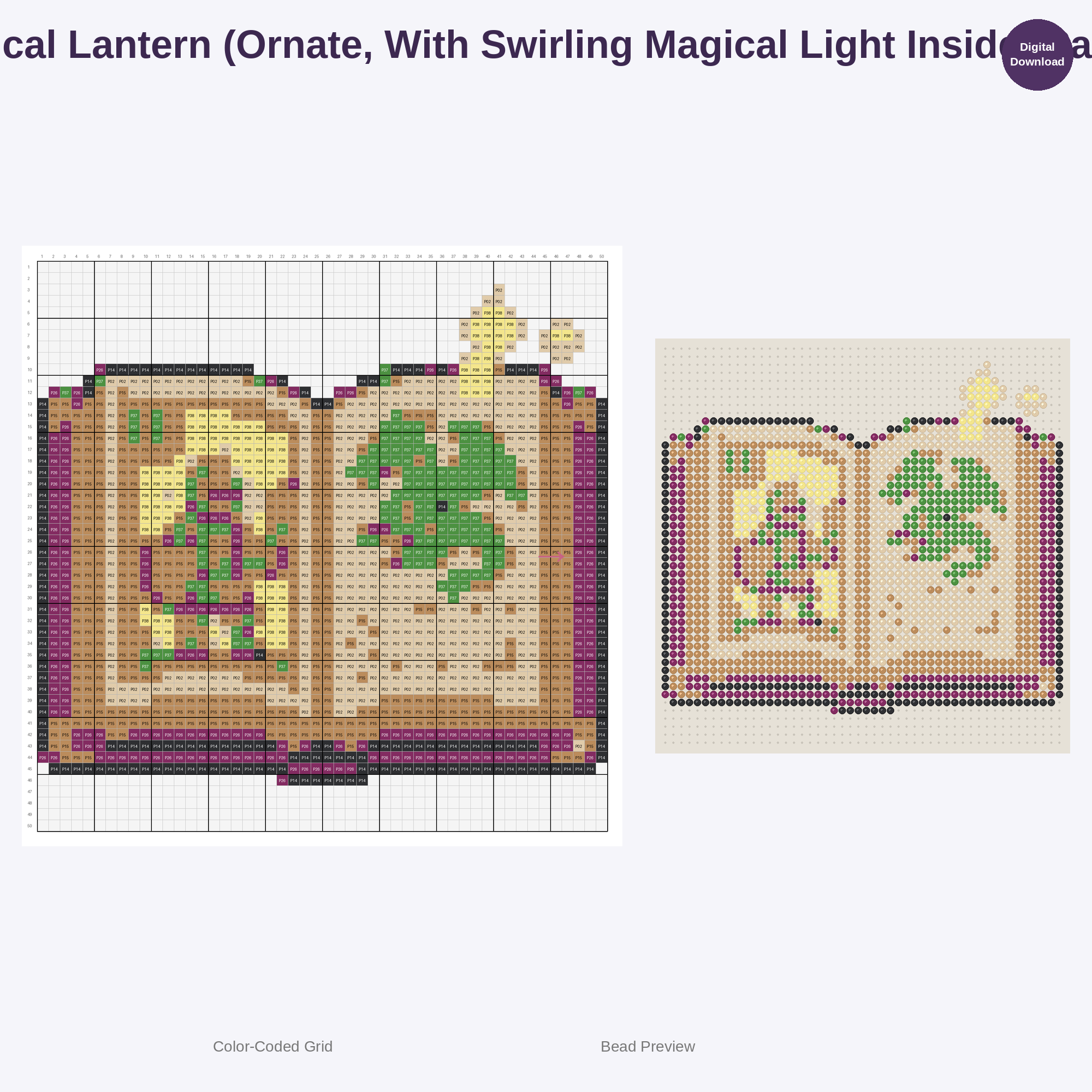 Arcane Library Treasures Perler Bead Patterns Bundle, 48 Designs (PDF Digital Download)