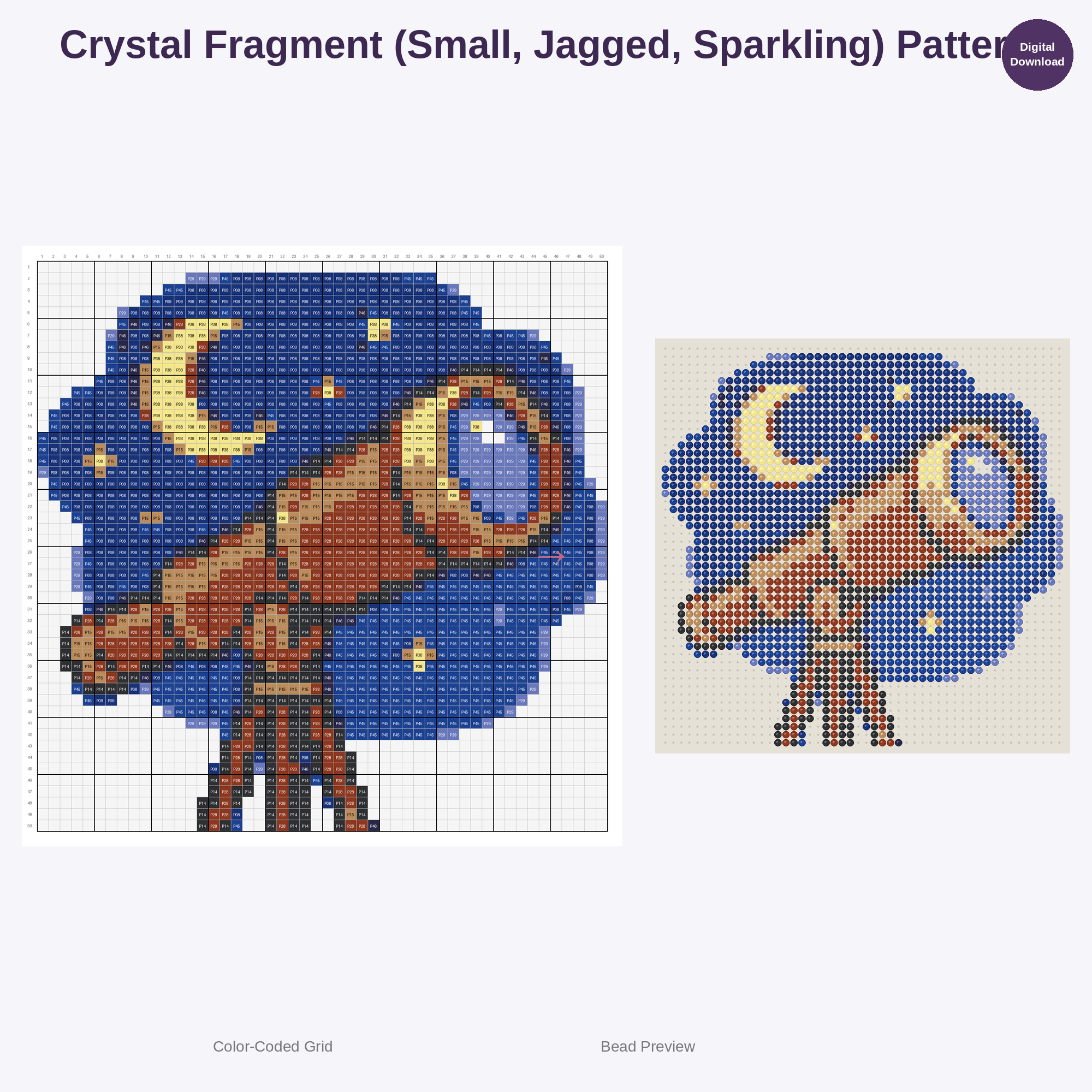Arcane Library Treasures Perler Bead Patterns Bundle, 48 Designs (PDF Digital Download)